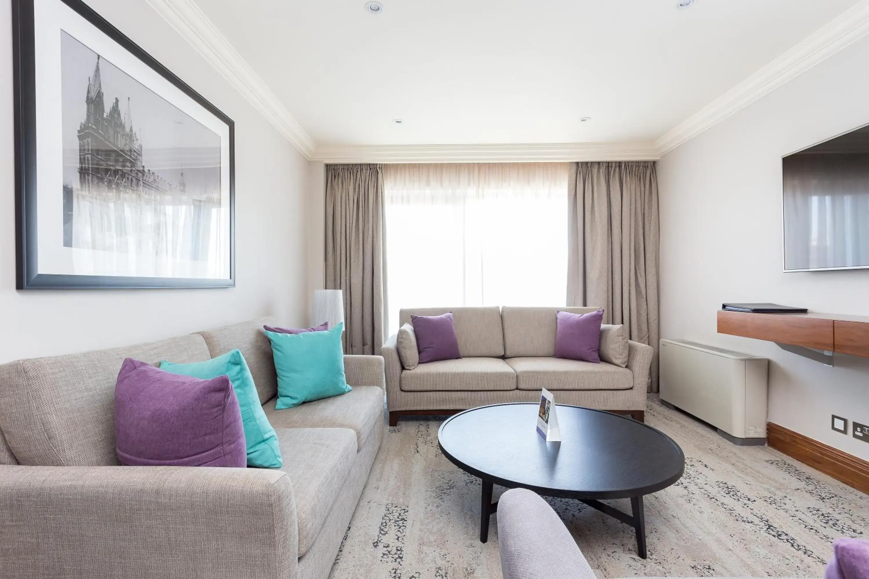 TV and multimedia, Seating Area in Sanctum International Serviced Apartments