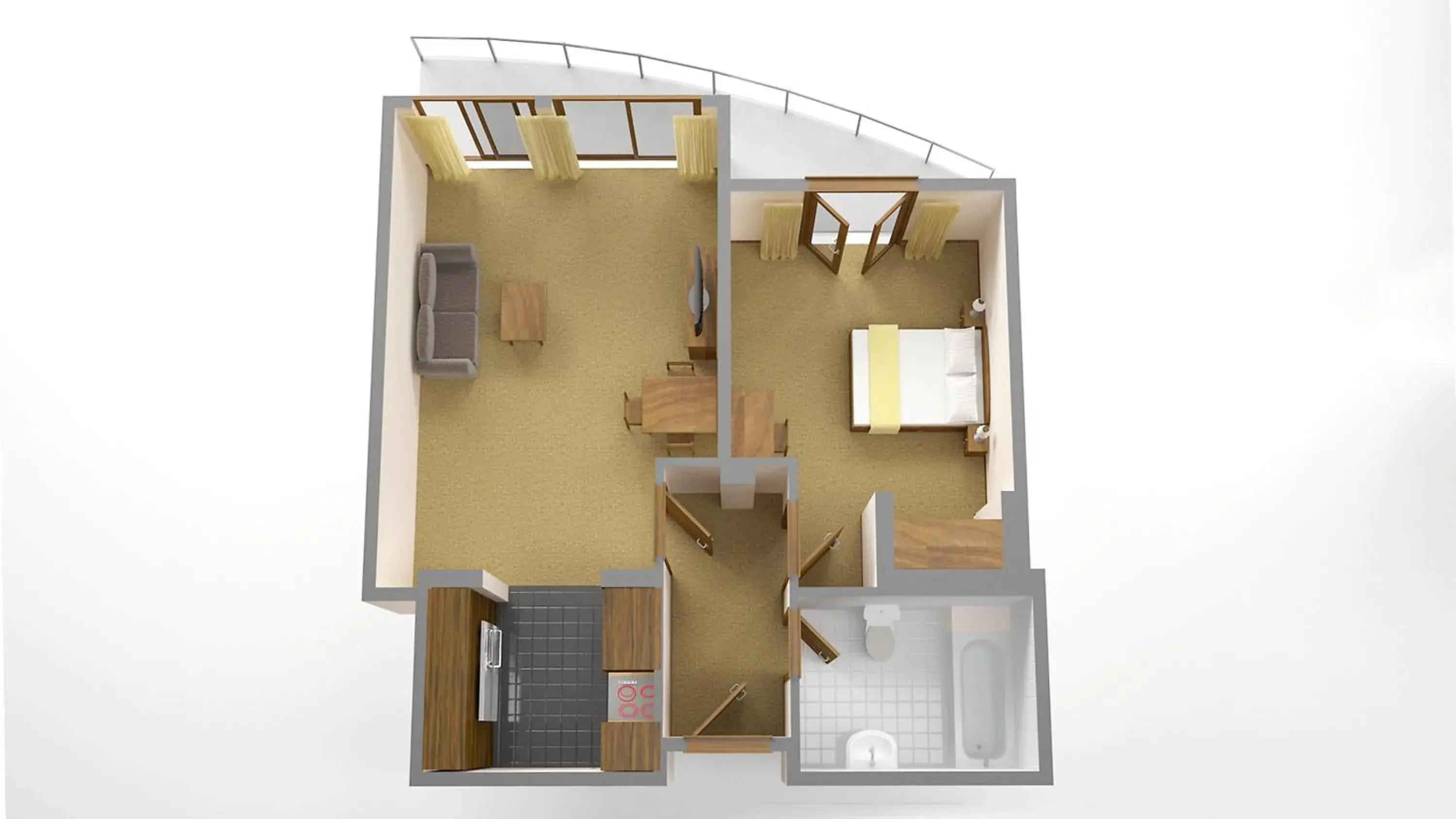 Floor Plan in Sanctum International Serviced Apartments