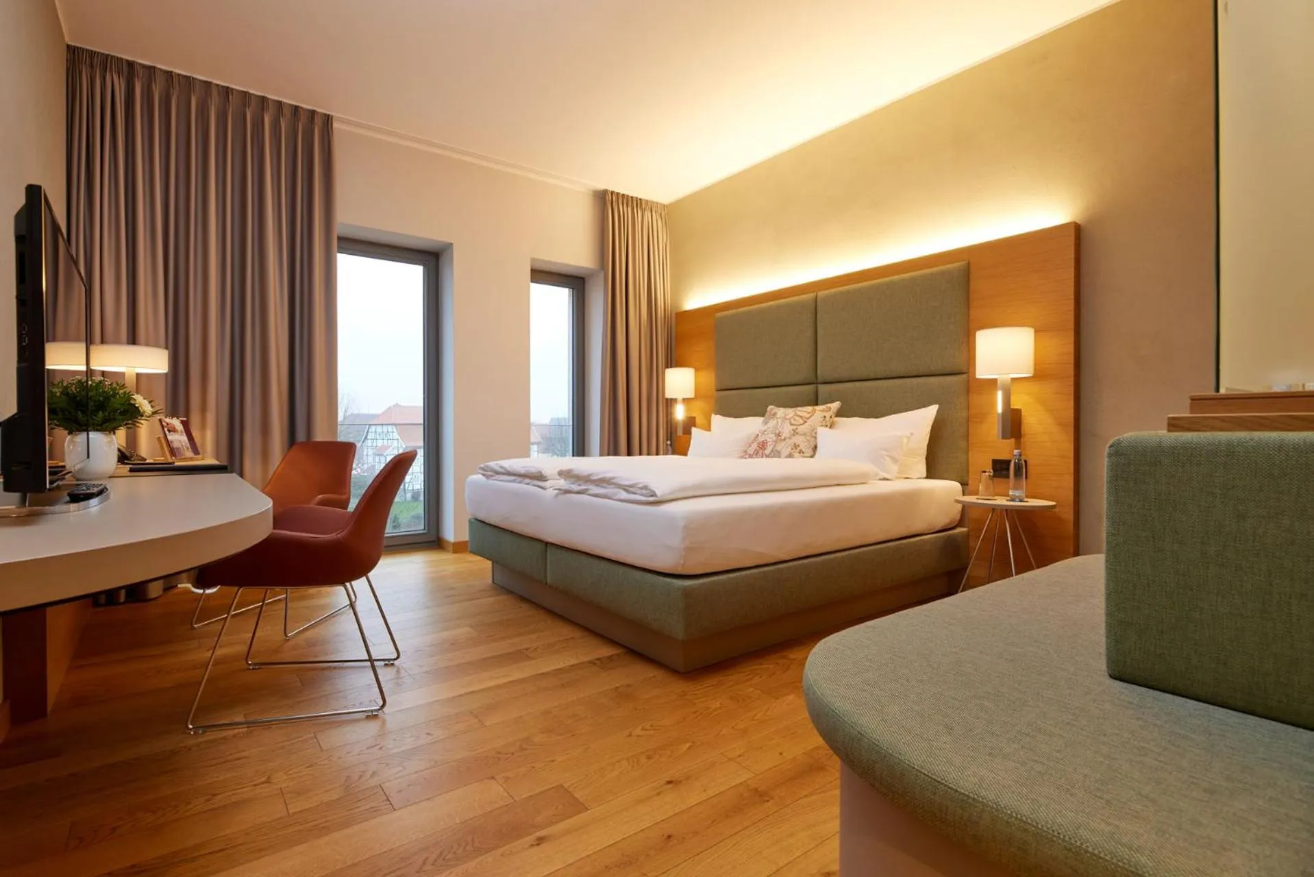 Photo of the whole room, Bed in Hotel Rittergut Stoermede