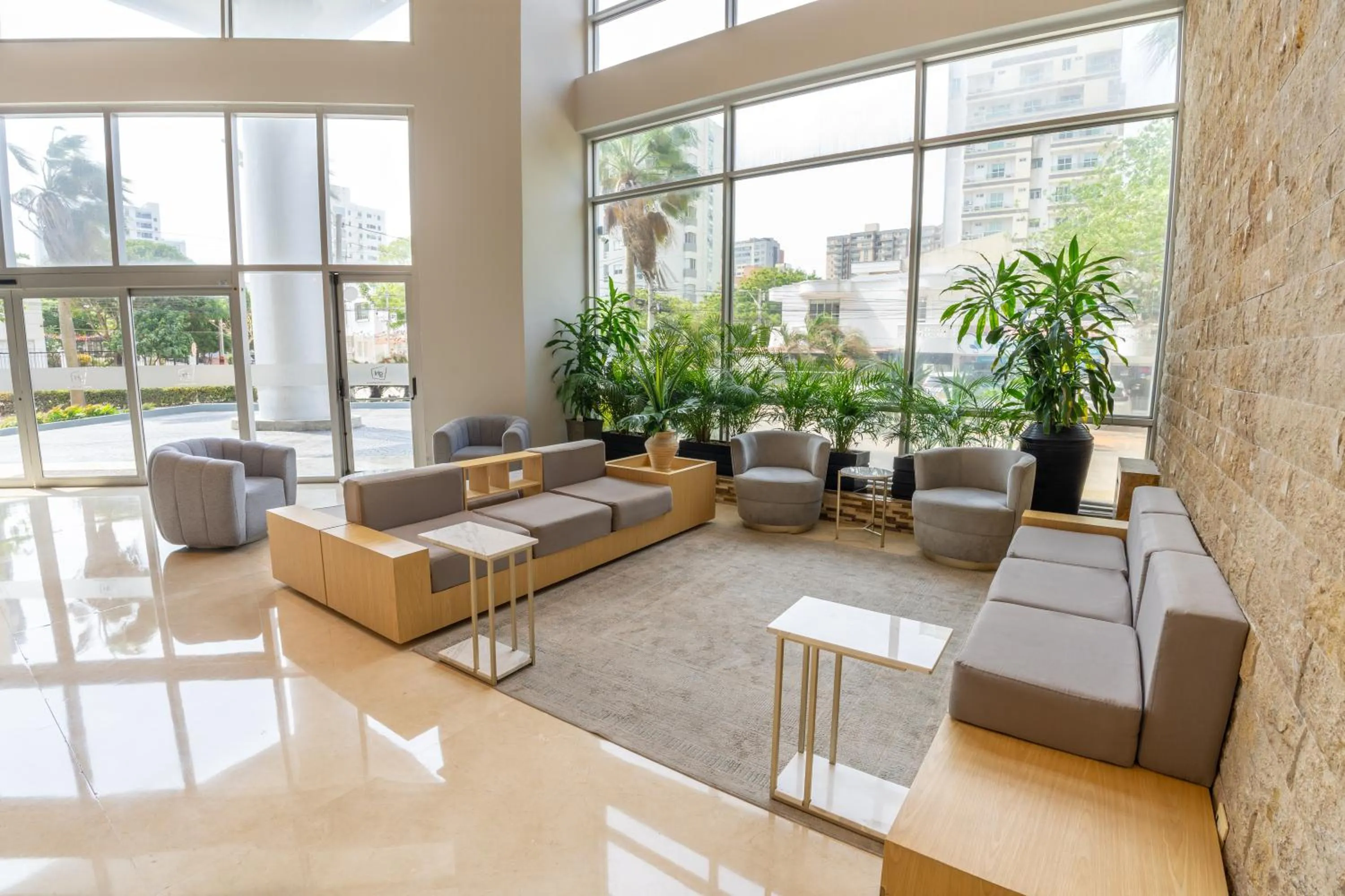 Lobby or reception in GHL Hotel Barranquilla