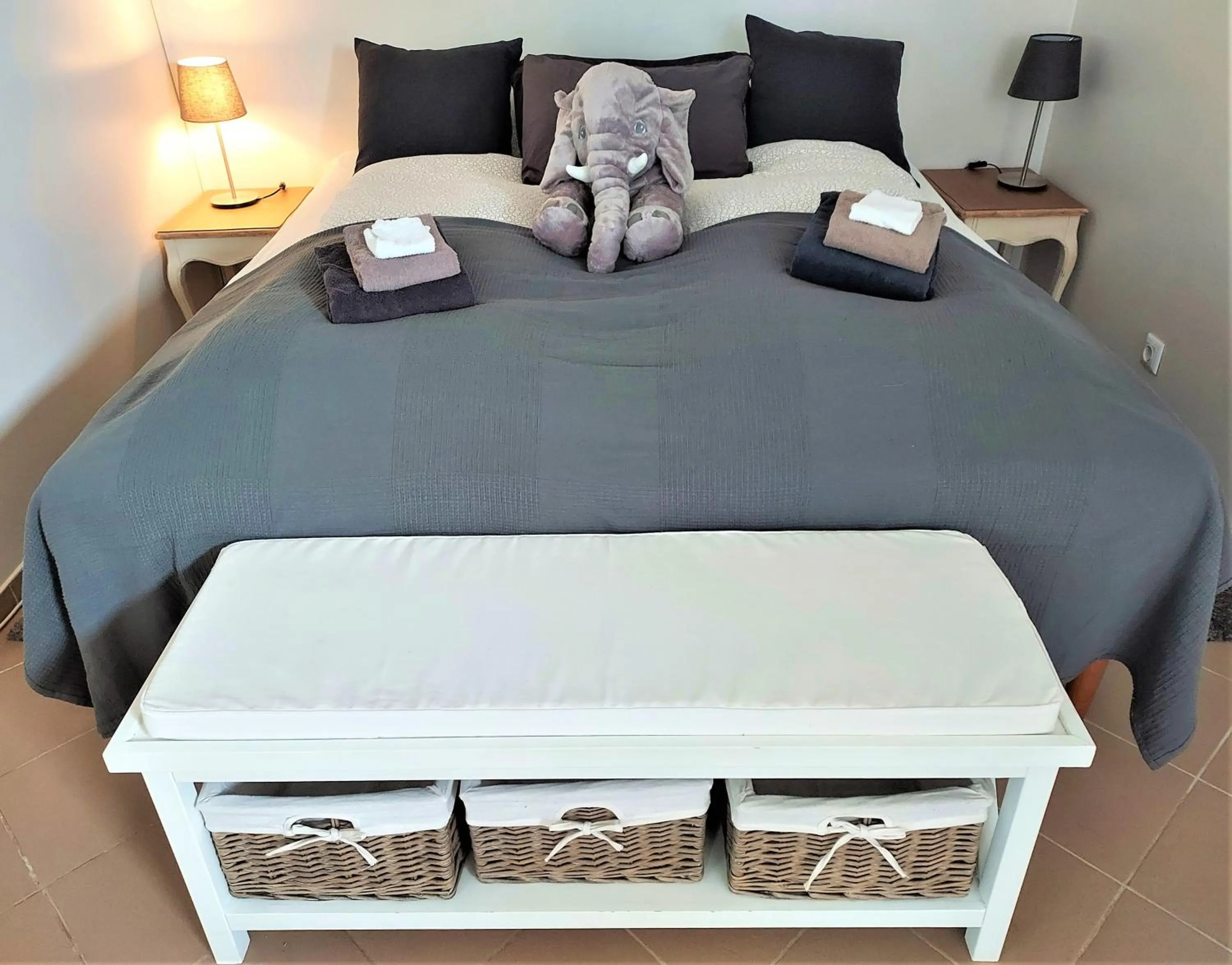 Bedroom, Bed in Guesthouse Vatnsholt