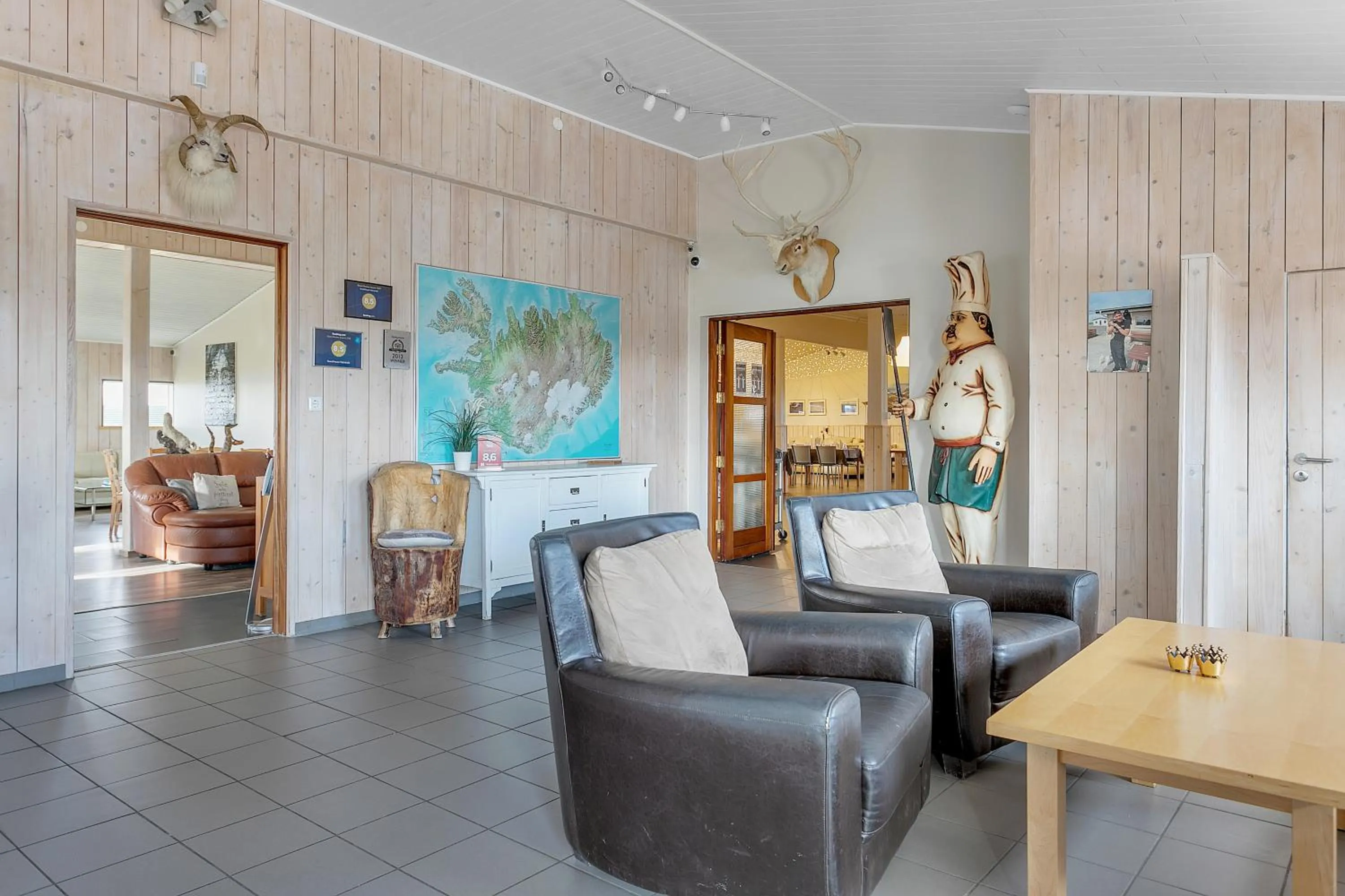 Lobby or reception in Guesthouse Vatnsholt