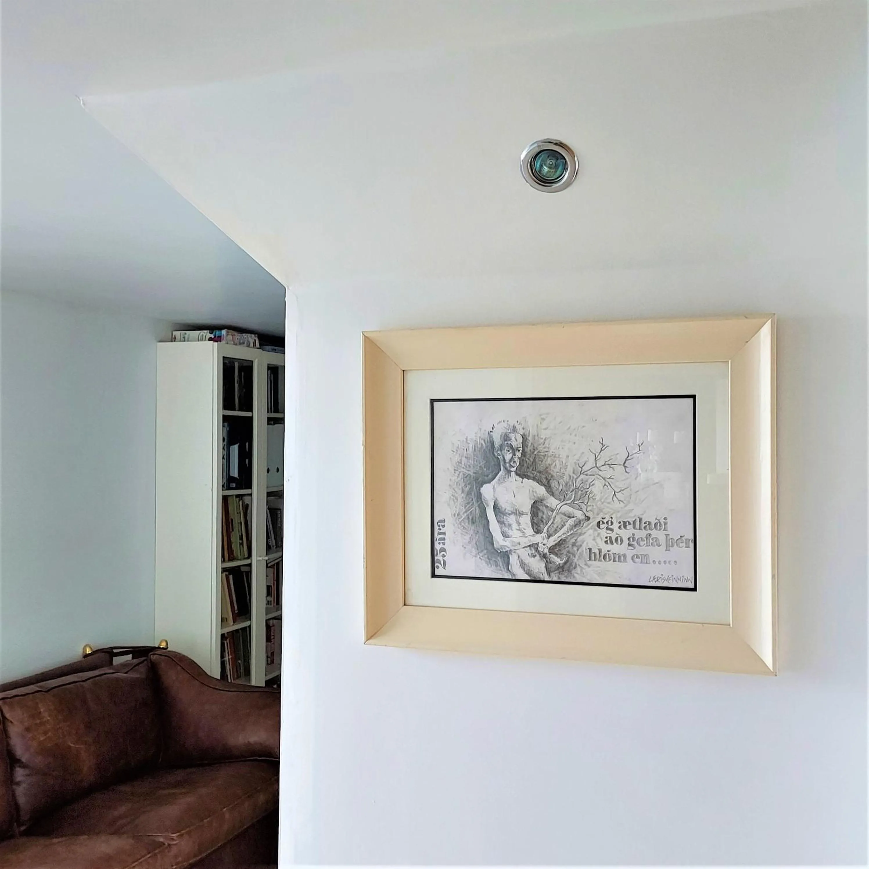 Decorative detail in Guesthouse Vatnsholt