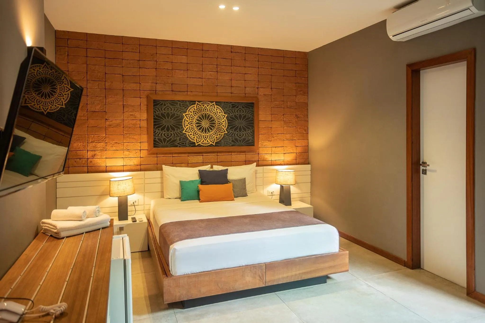 Photo of the whole room, Bed in Bravo Pousada Design