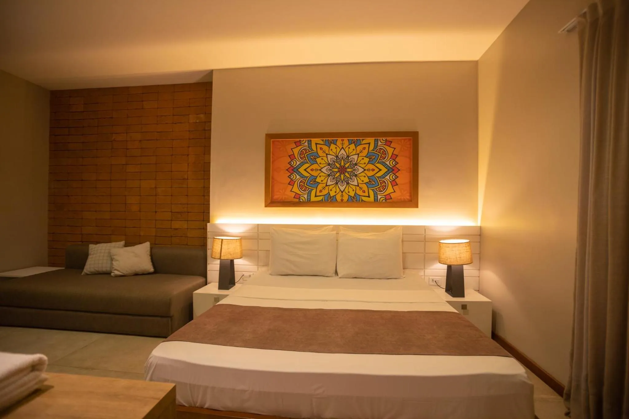 Photo of the whole room, Bed in Bravo Pousada Design