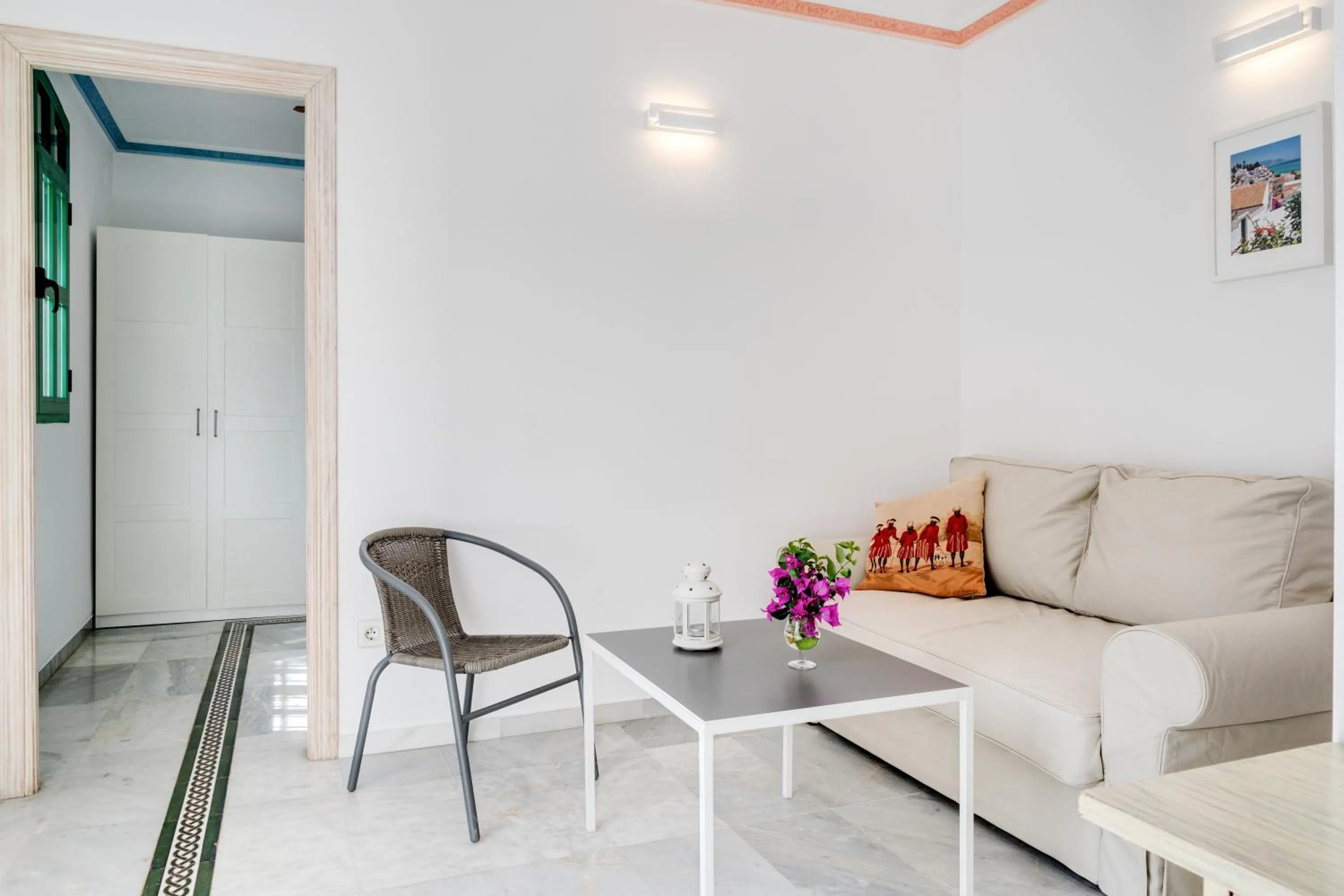 Living room in Hostal Alegre