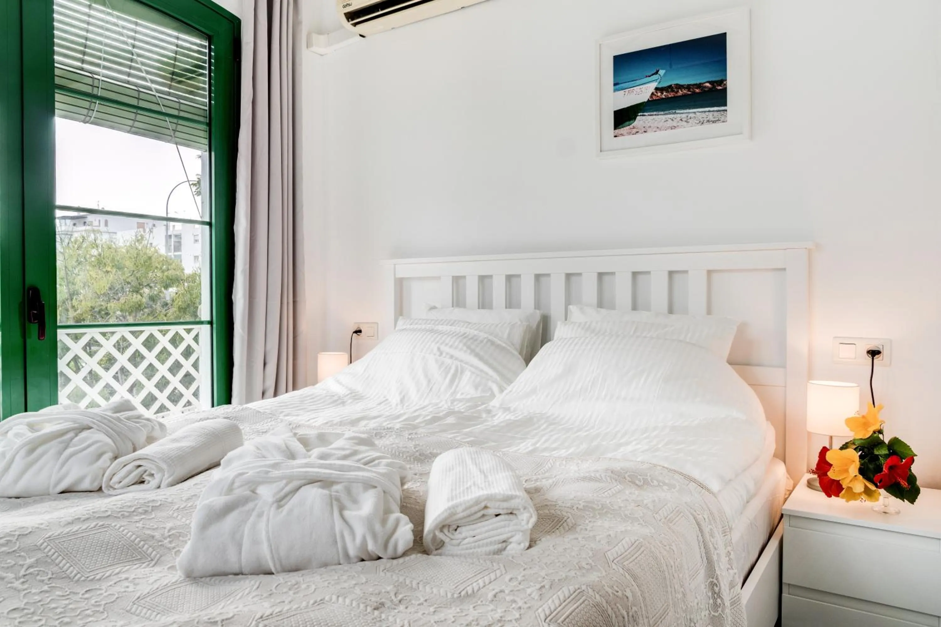 Balcony/Terrace in Hostal Alegre