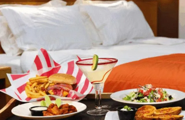 Food close-up, Bed in Galaxy City Center Hotel