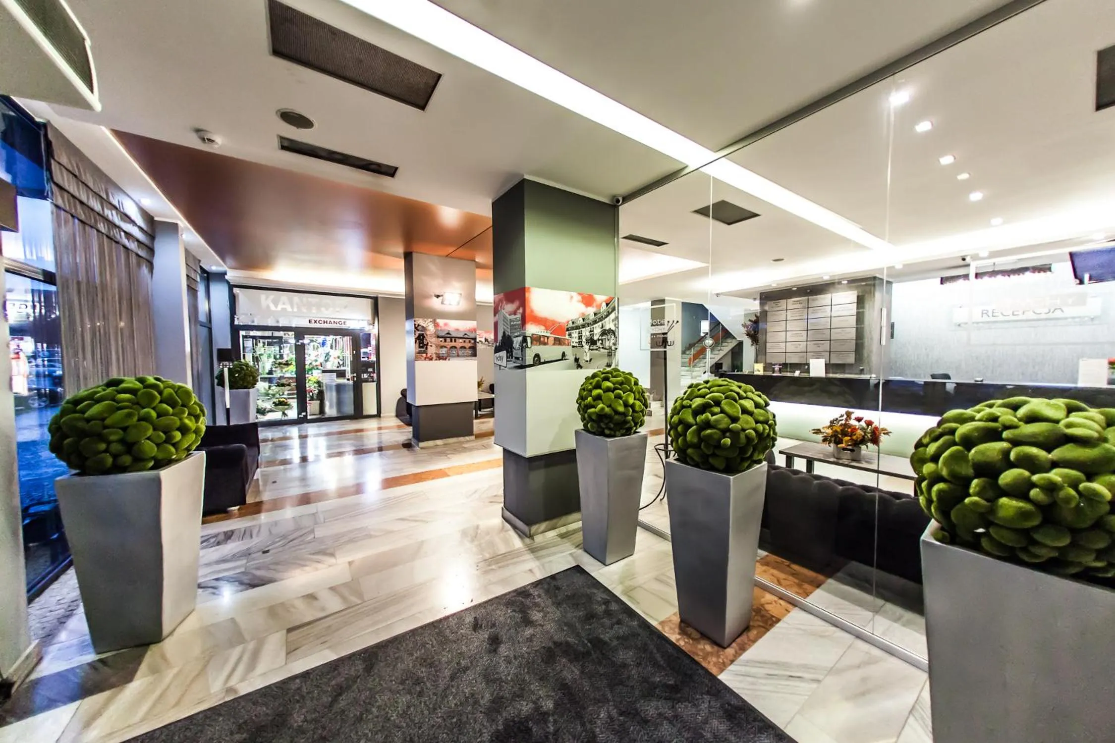 Lobby or reception in Hotel Tychy Prime