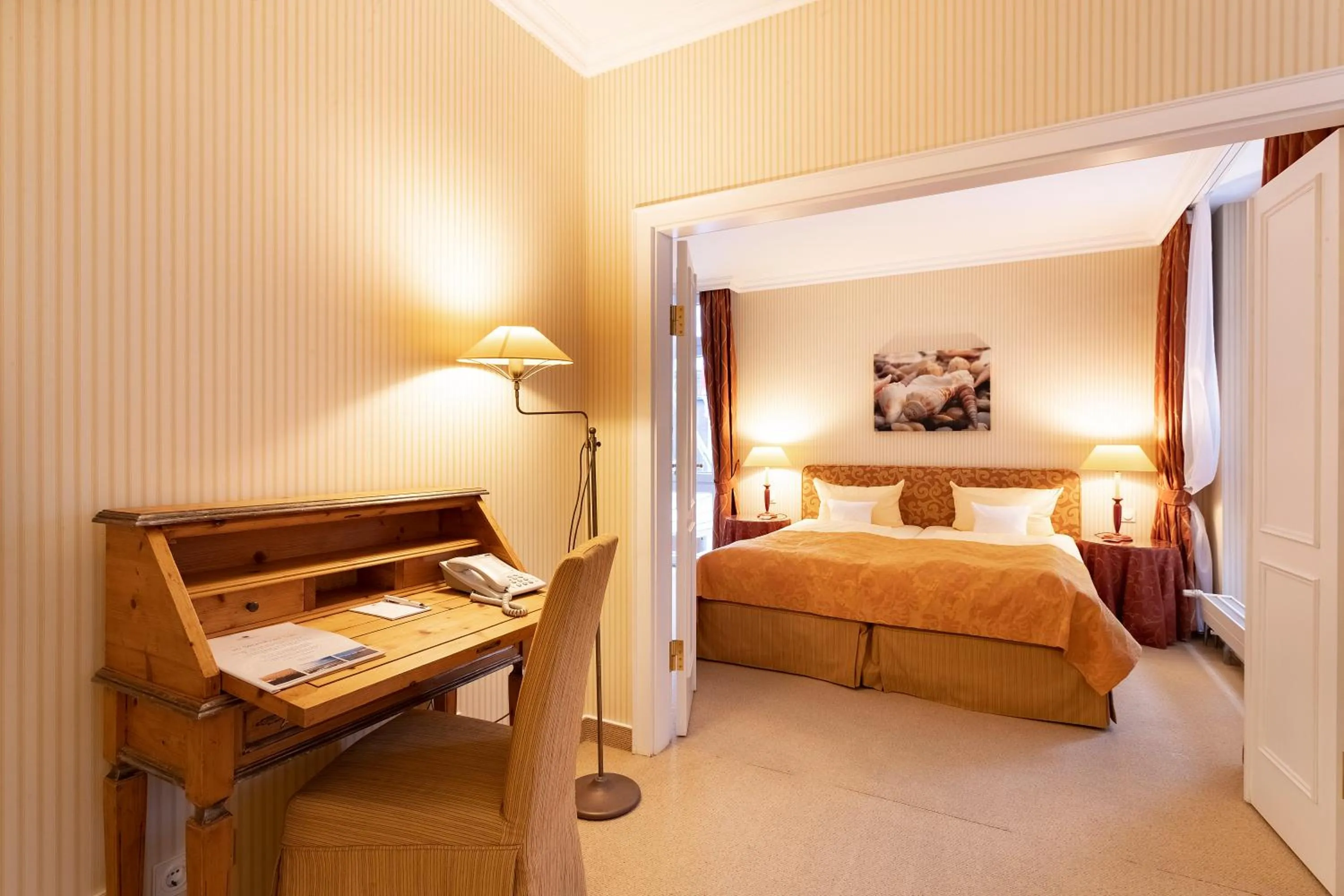 Bed in Strandhotel Sylt Westerland