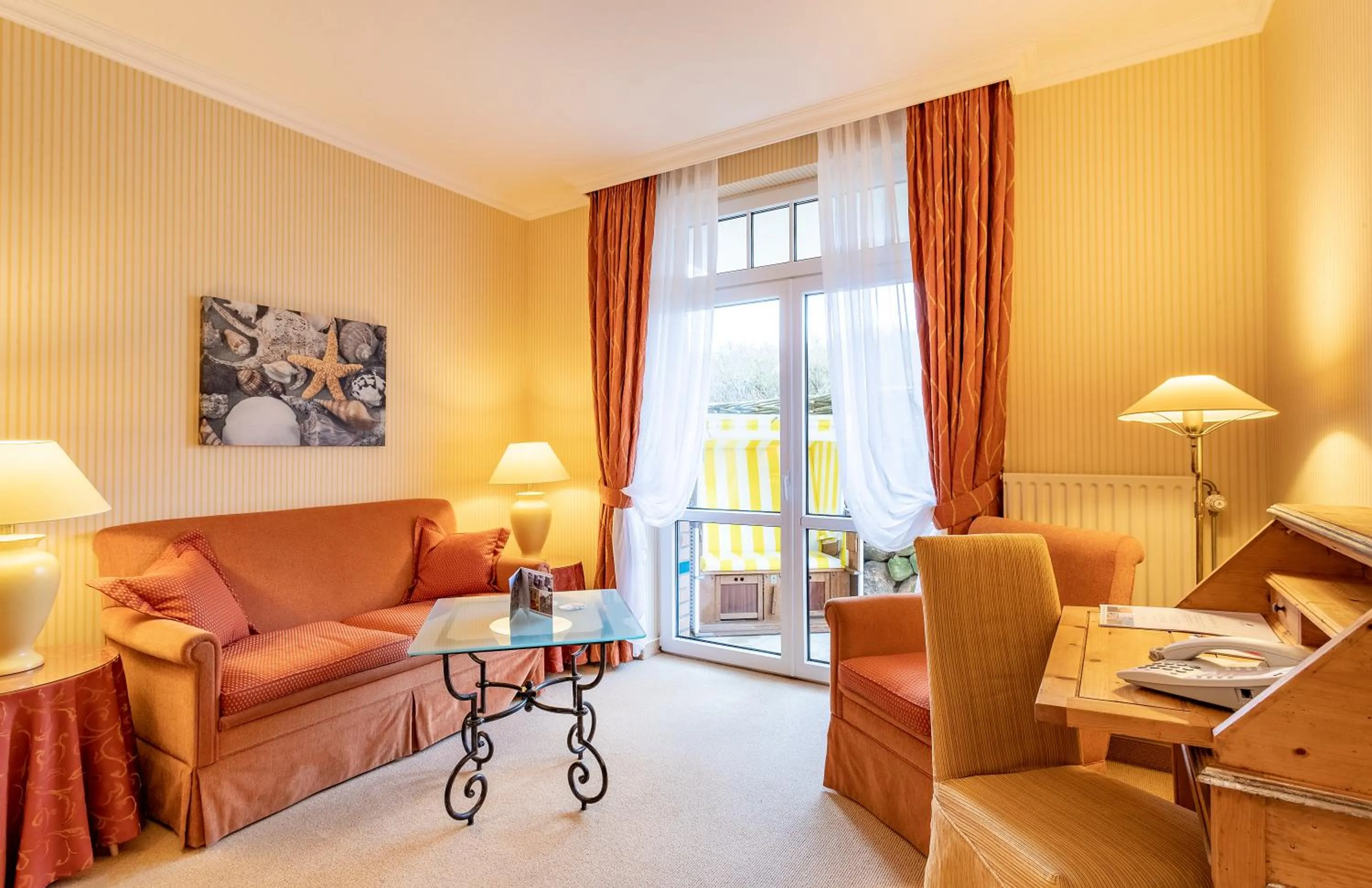 Living room in Strandhotel Sylt Westerland