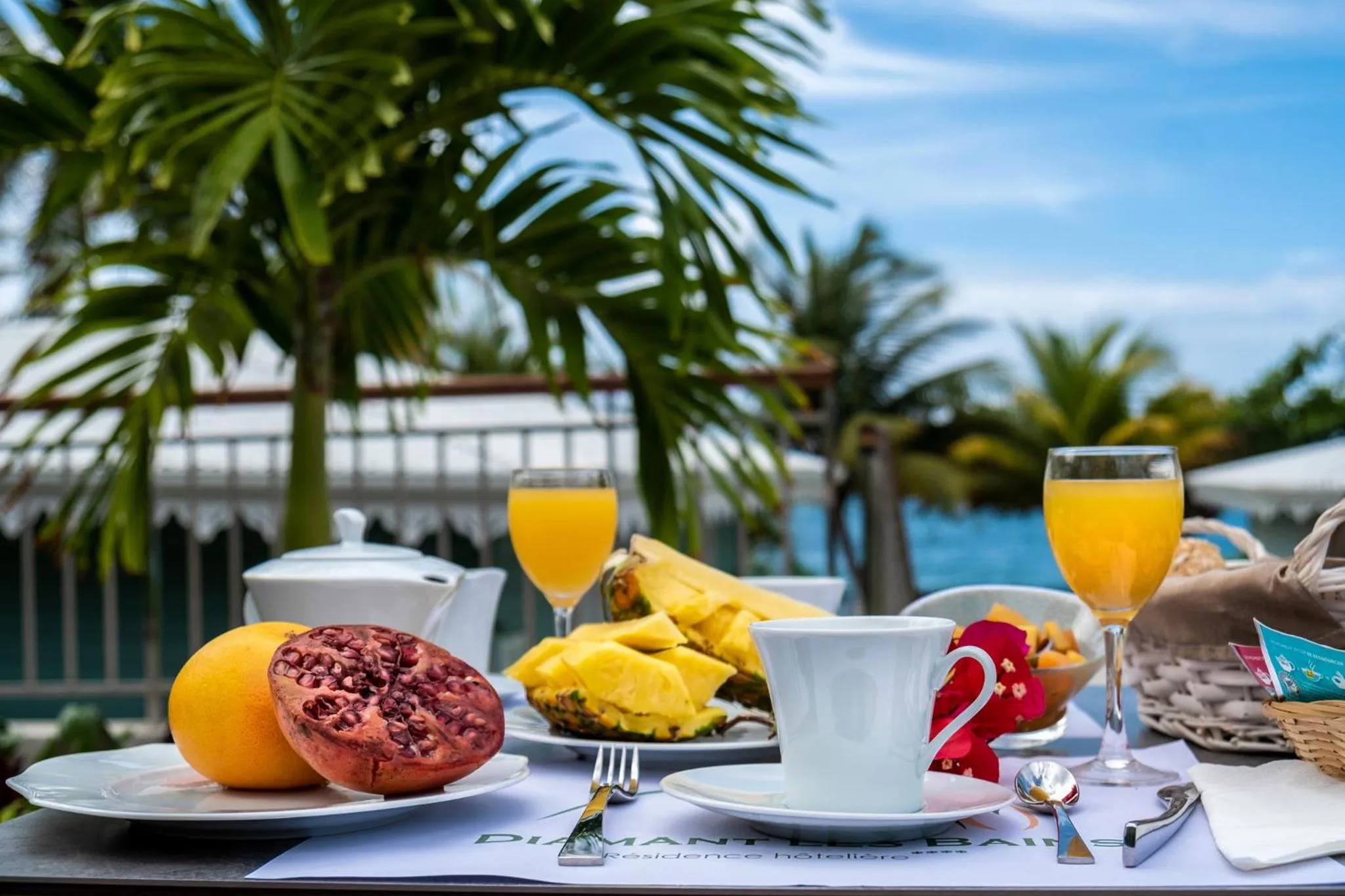 Breakfast in Diamant les bains - Résidence Hôtelière