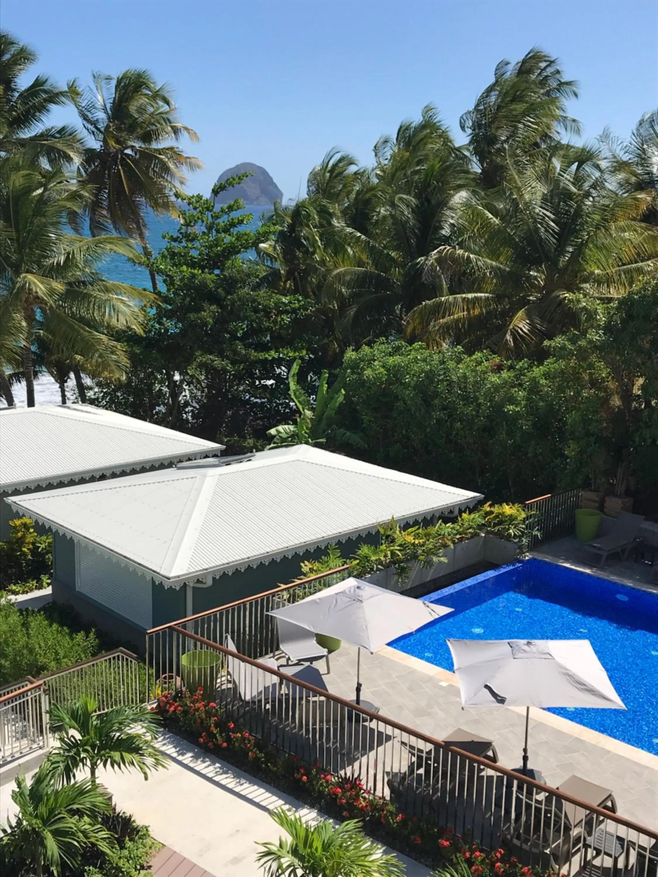 Garden view in Diamant les bains - Résidence Hôtelière