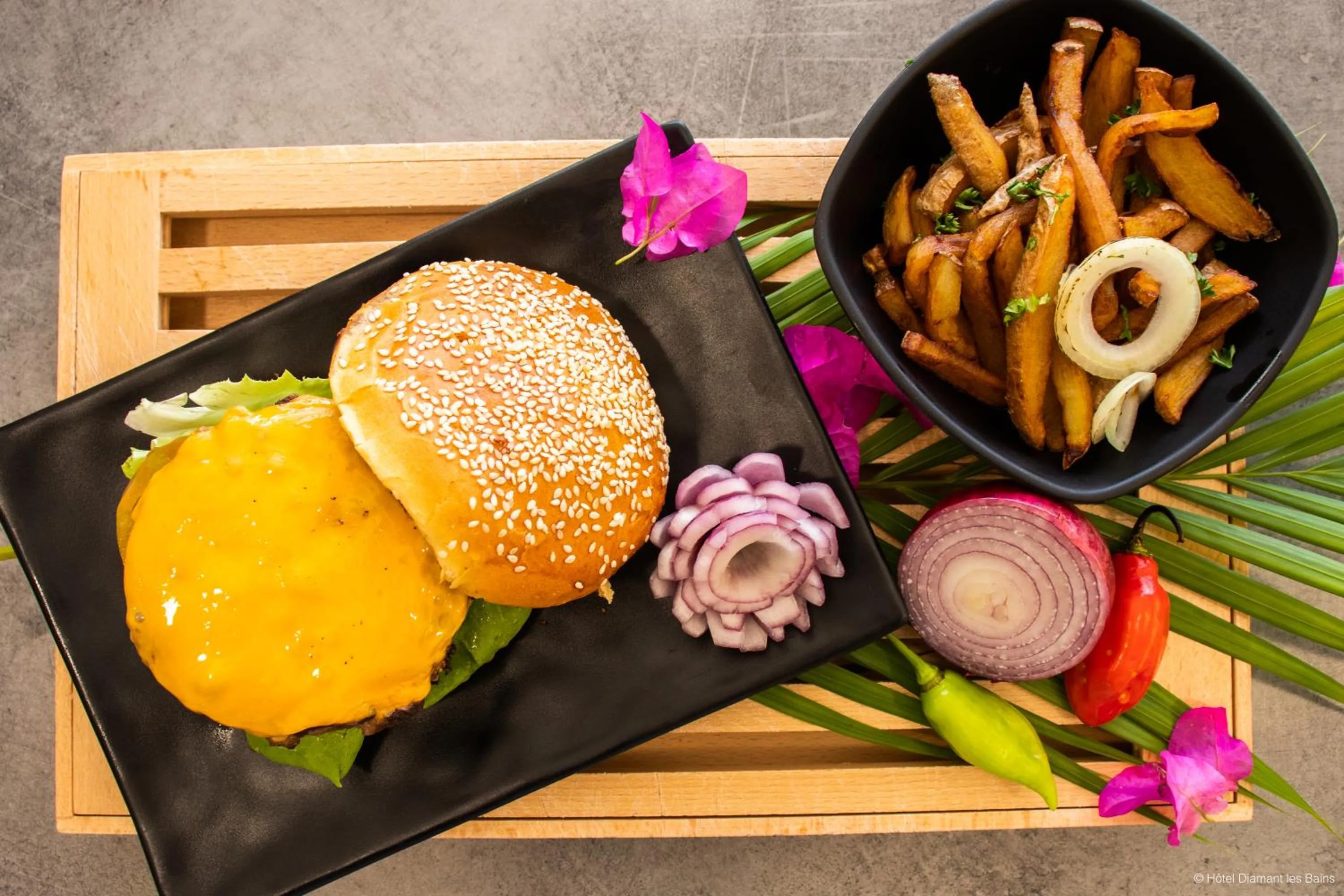 Food in Diamant les bains - Résidence Hôtelière