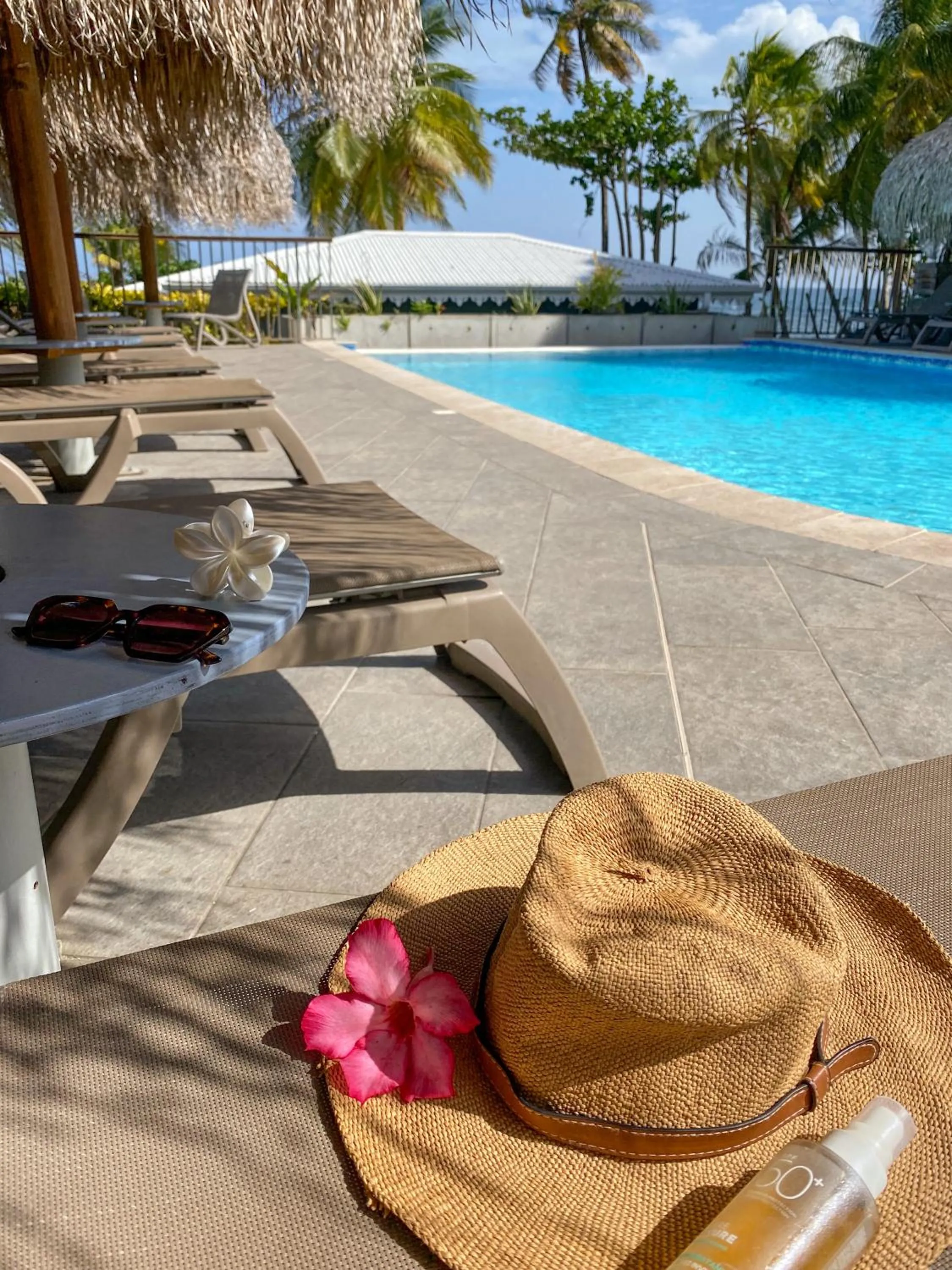 Swimming pool in Diamant les bains - Résidence Hôtelière