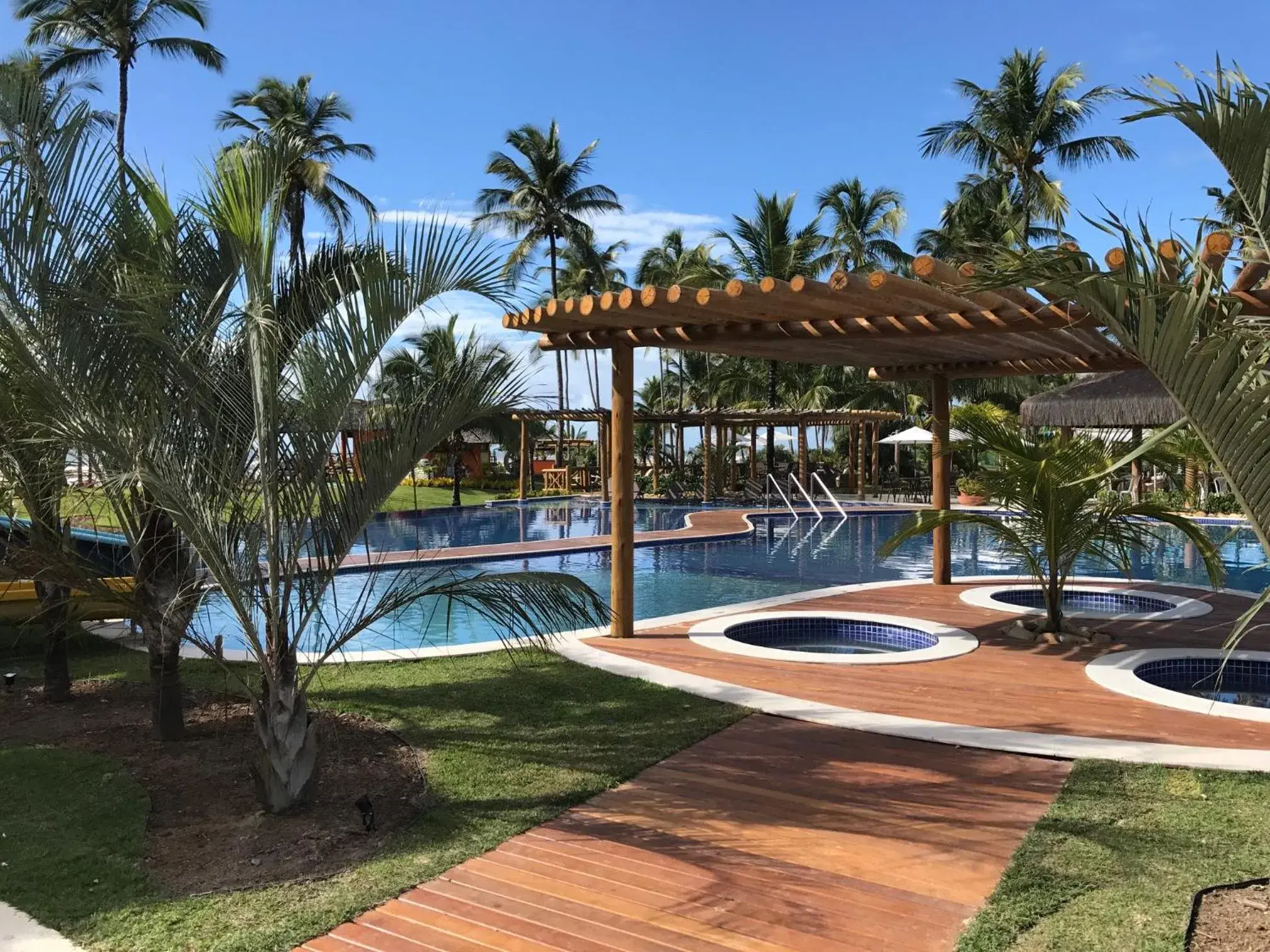 Pool view in Resort Tororomba Pool view in Resort Tororomba