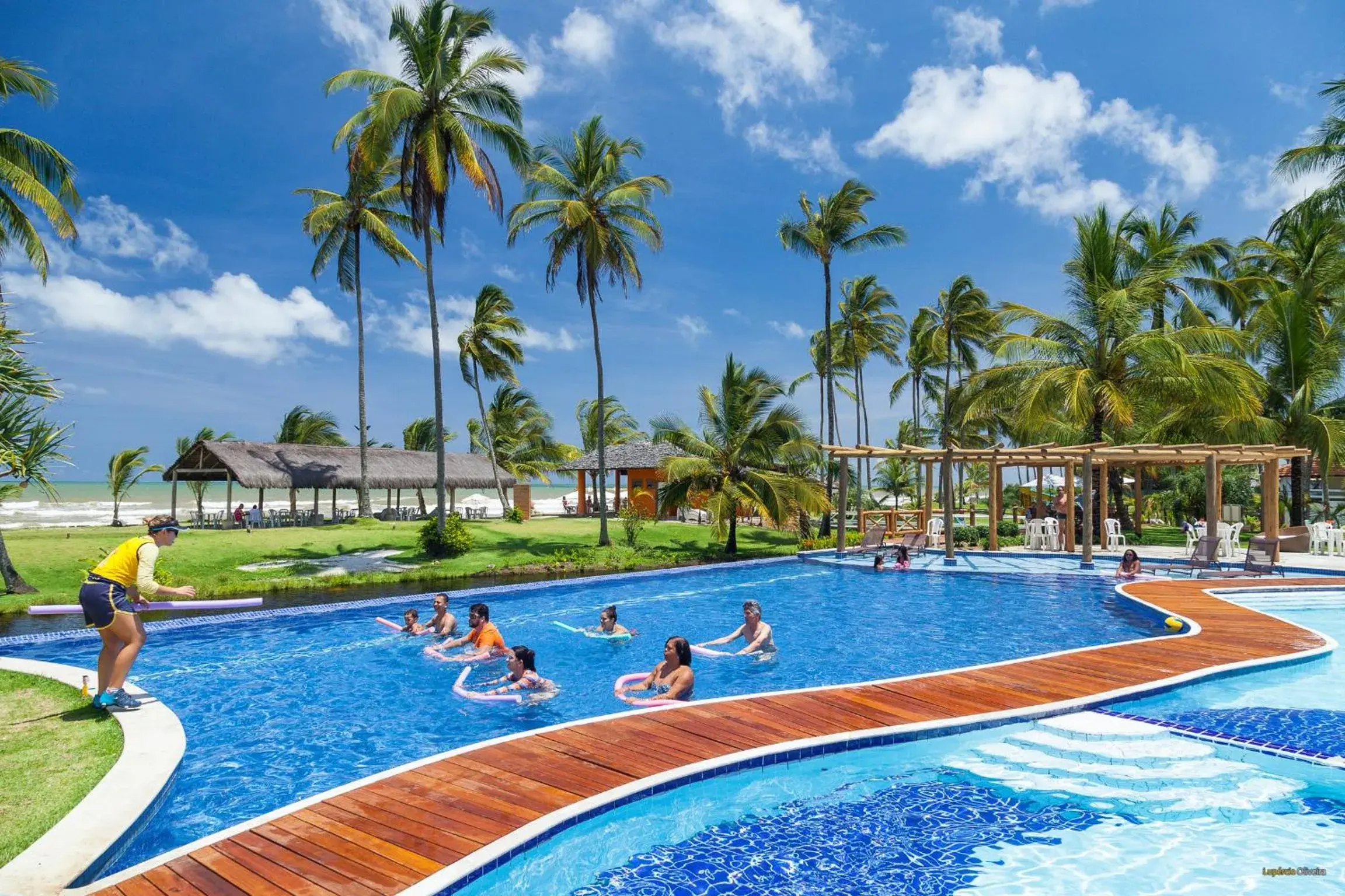 Pool view in Resort Tororomba Pool view in Resort Tororomba