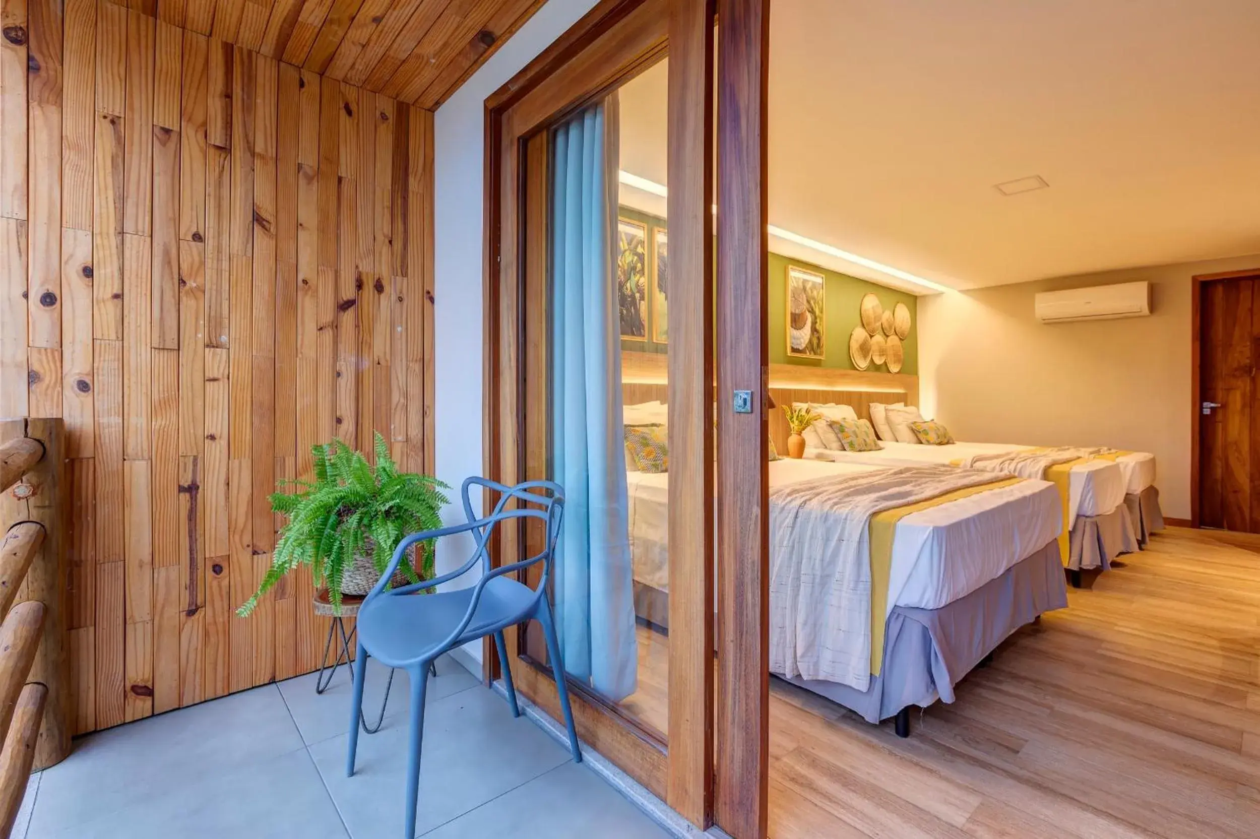 Balcony/Terrace, Bed in Resort Tororomba Balcony/Terrace, Bed in Resort Tororomba