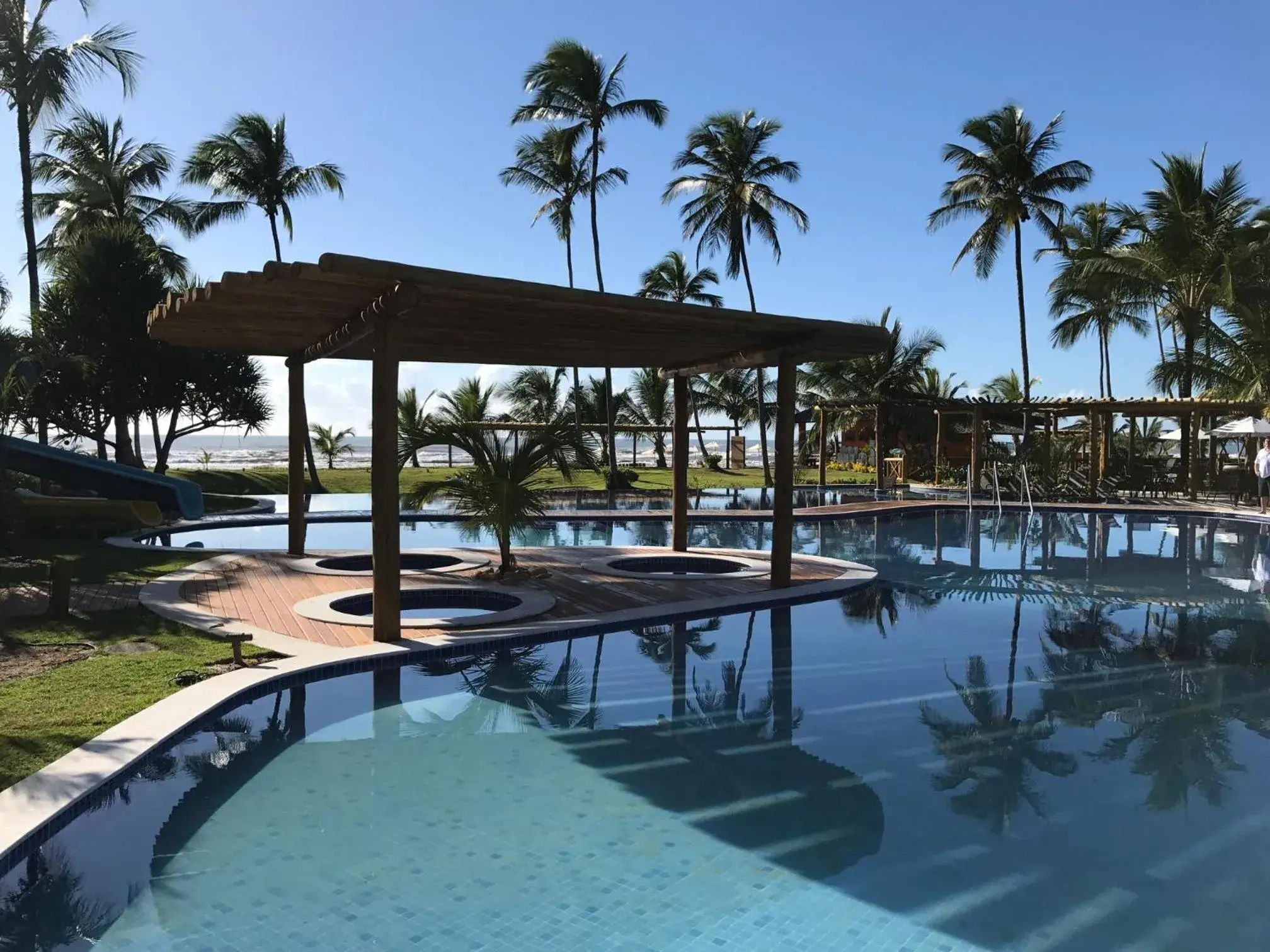 Pool view in Resort Tororomba Pool view in Resort Tororomba