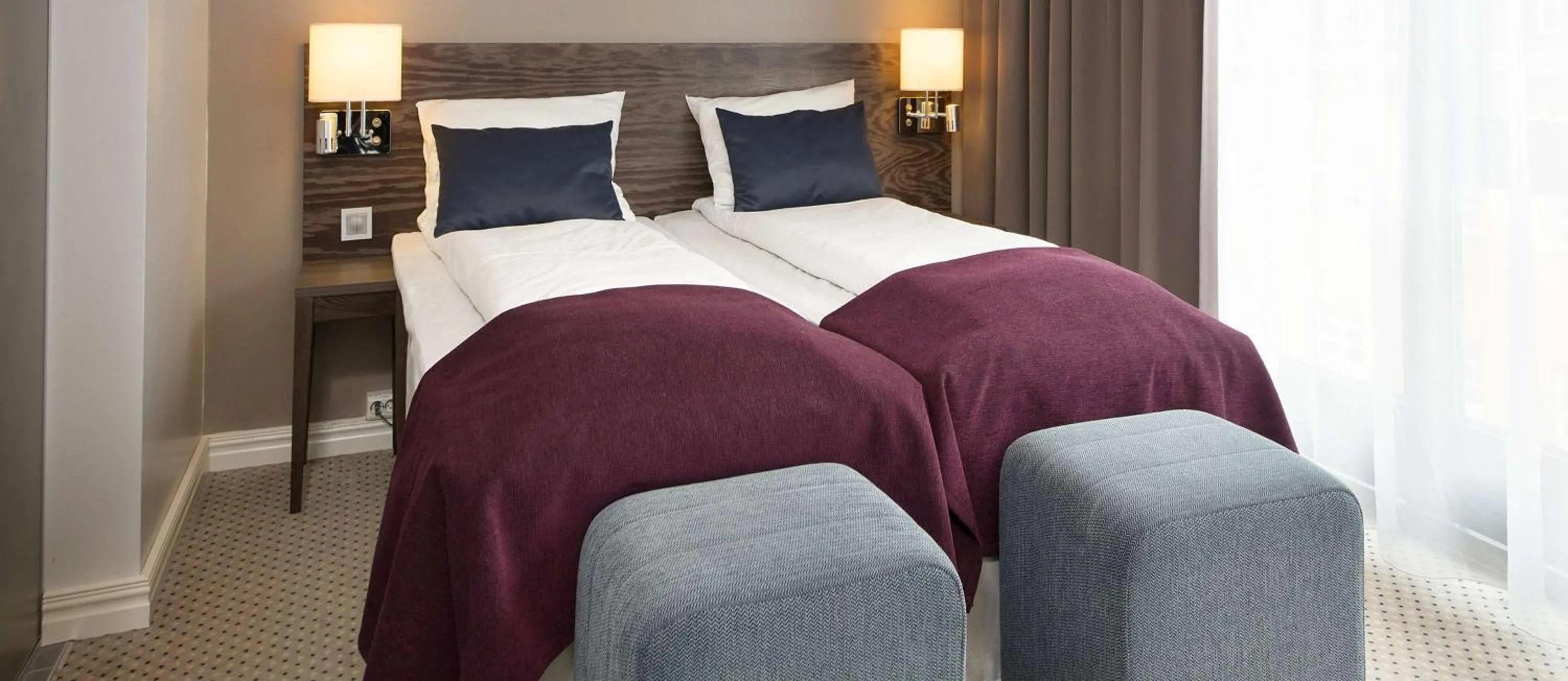 Bedroom, Bed in Scandic Neptun