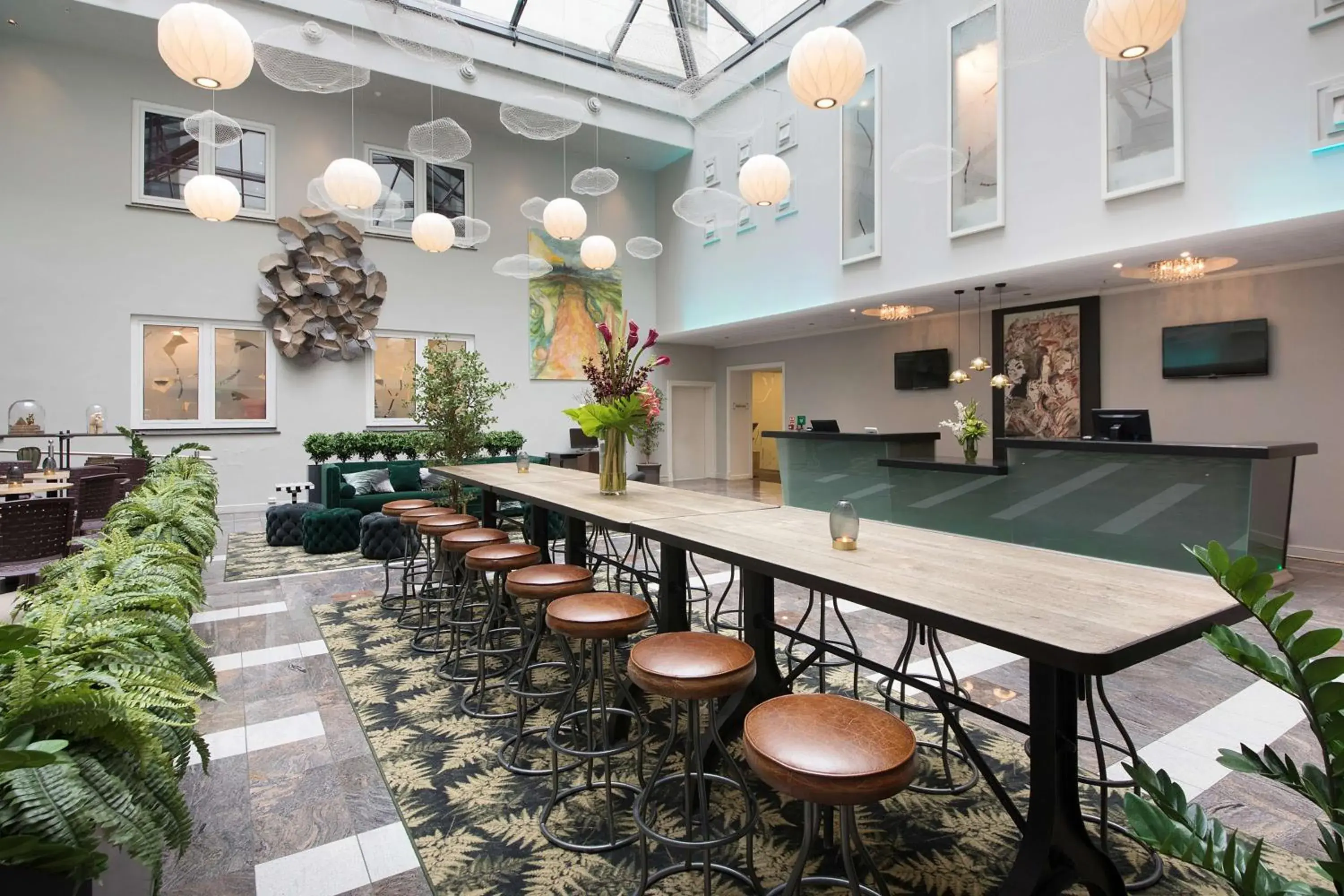 Lobby or reception in Scandic Neptun Lobby or reception in Scandic Neptun