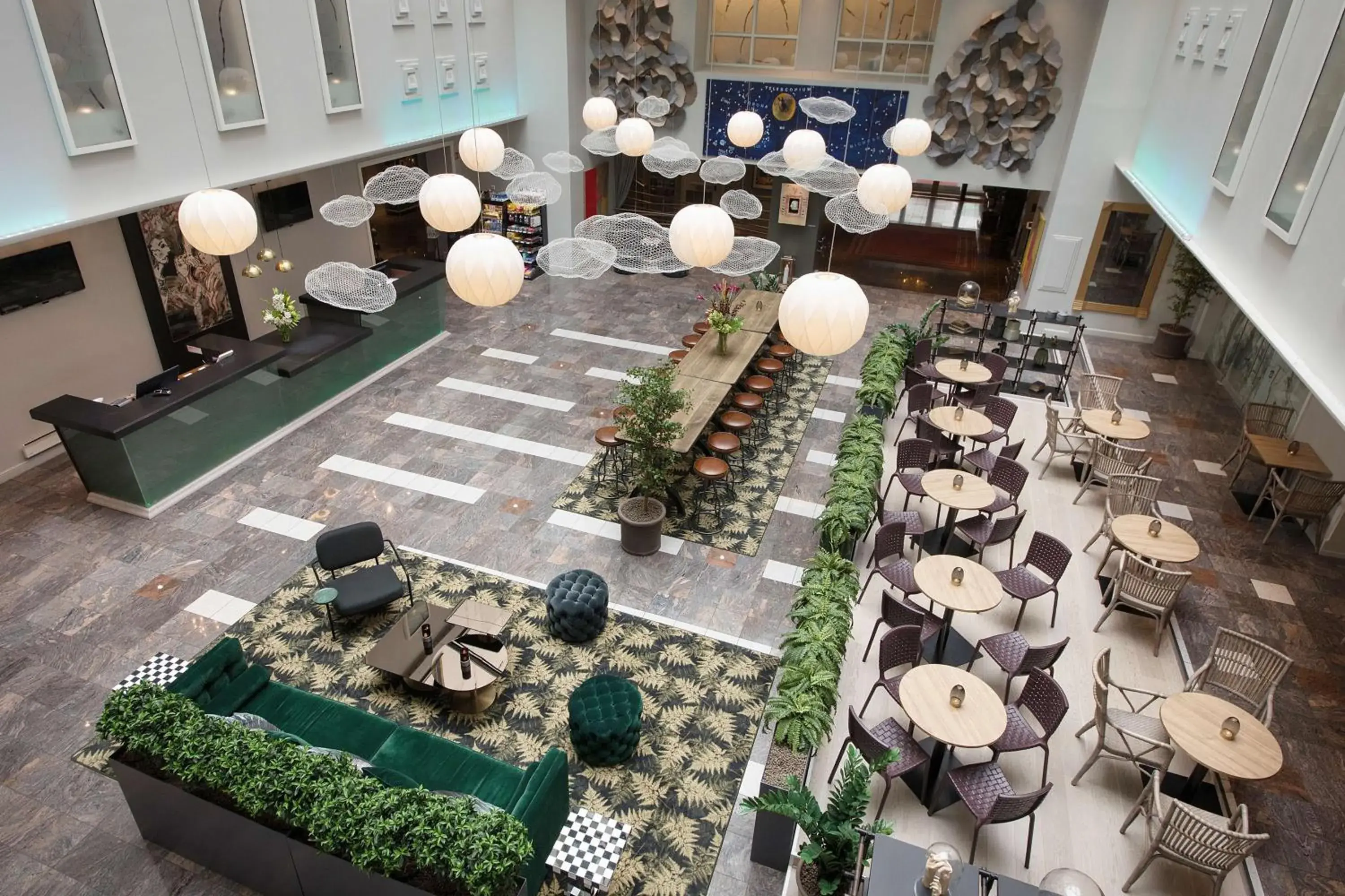 Lobby or reception in Scandic Neptun Lobby or reception in Scandic Neptun