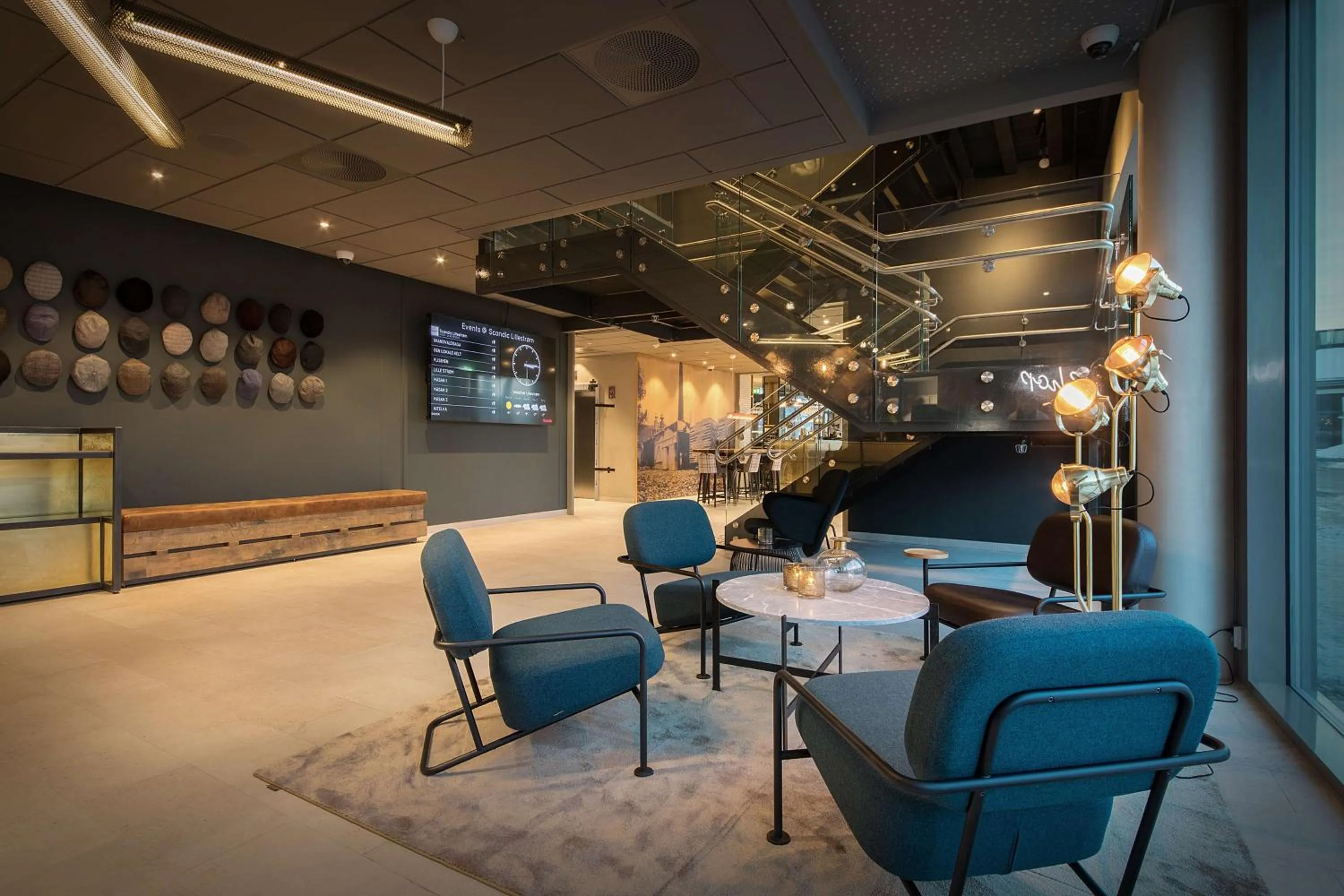 Lobby or reception in Scandic Lillestrøm