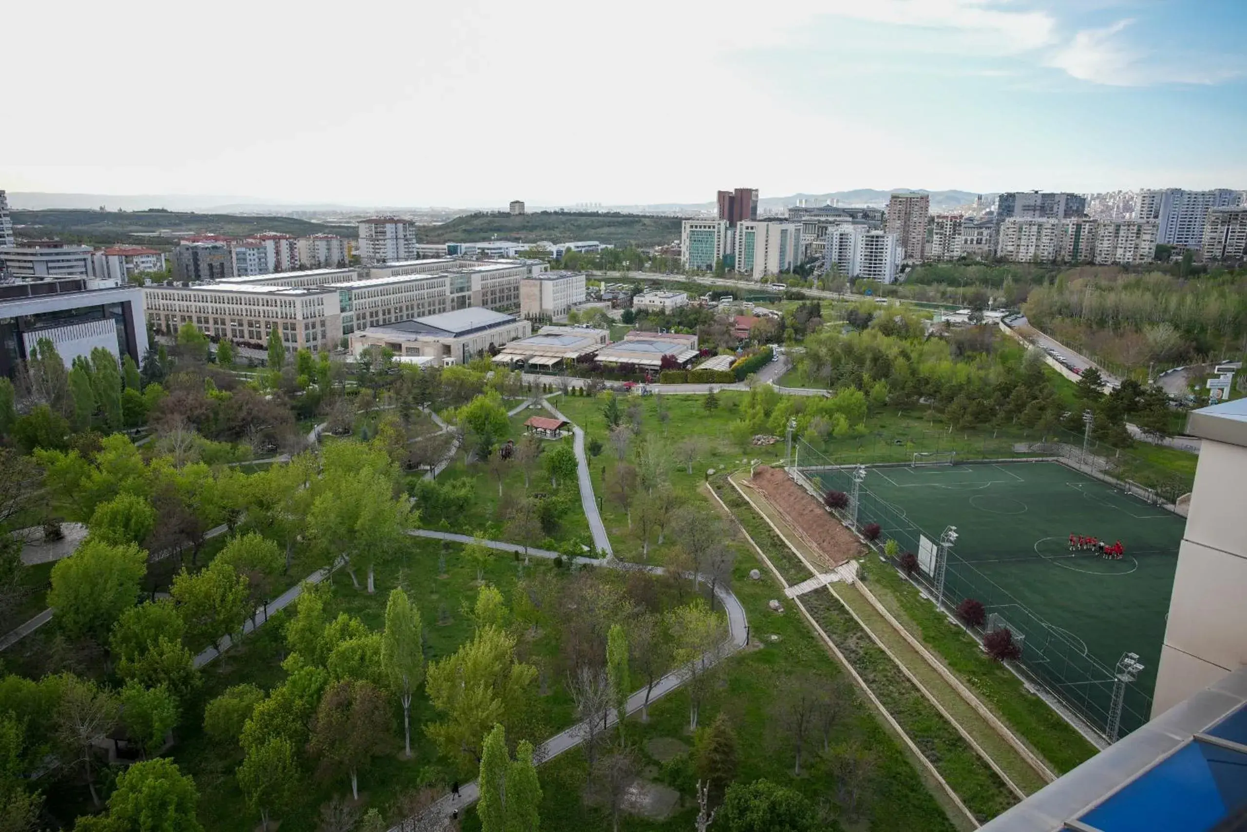 Garden view in Wyndham Ankara Garden view in Wyndham Ankara