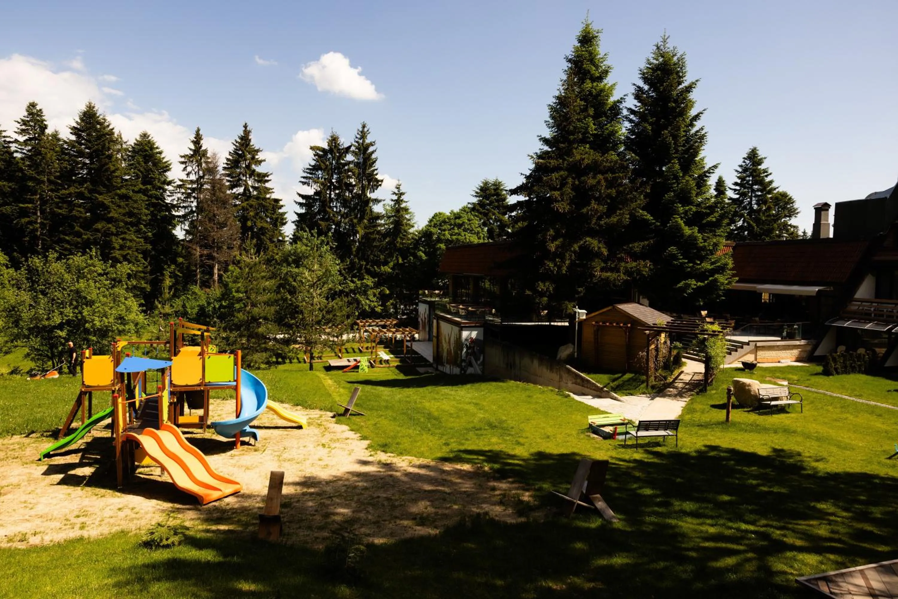 Garden in Park Hotel Ela