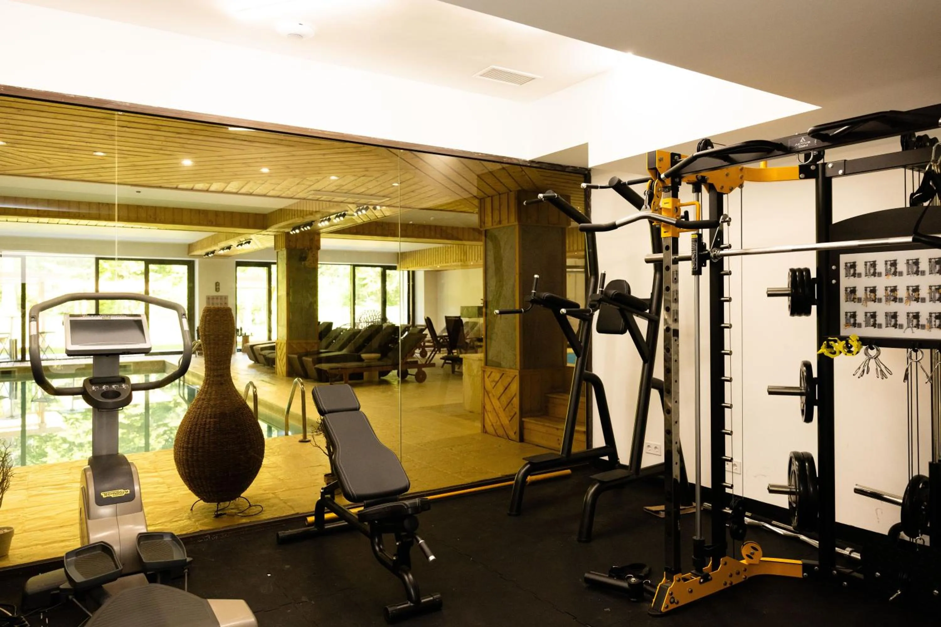 Fitness centre/facilities in Park Hotel Ela