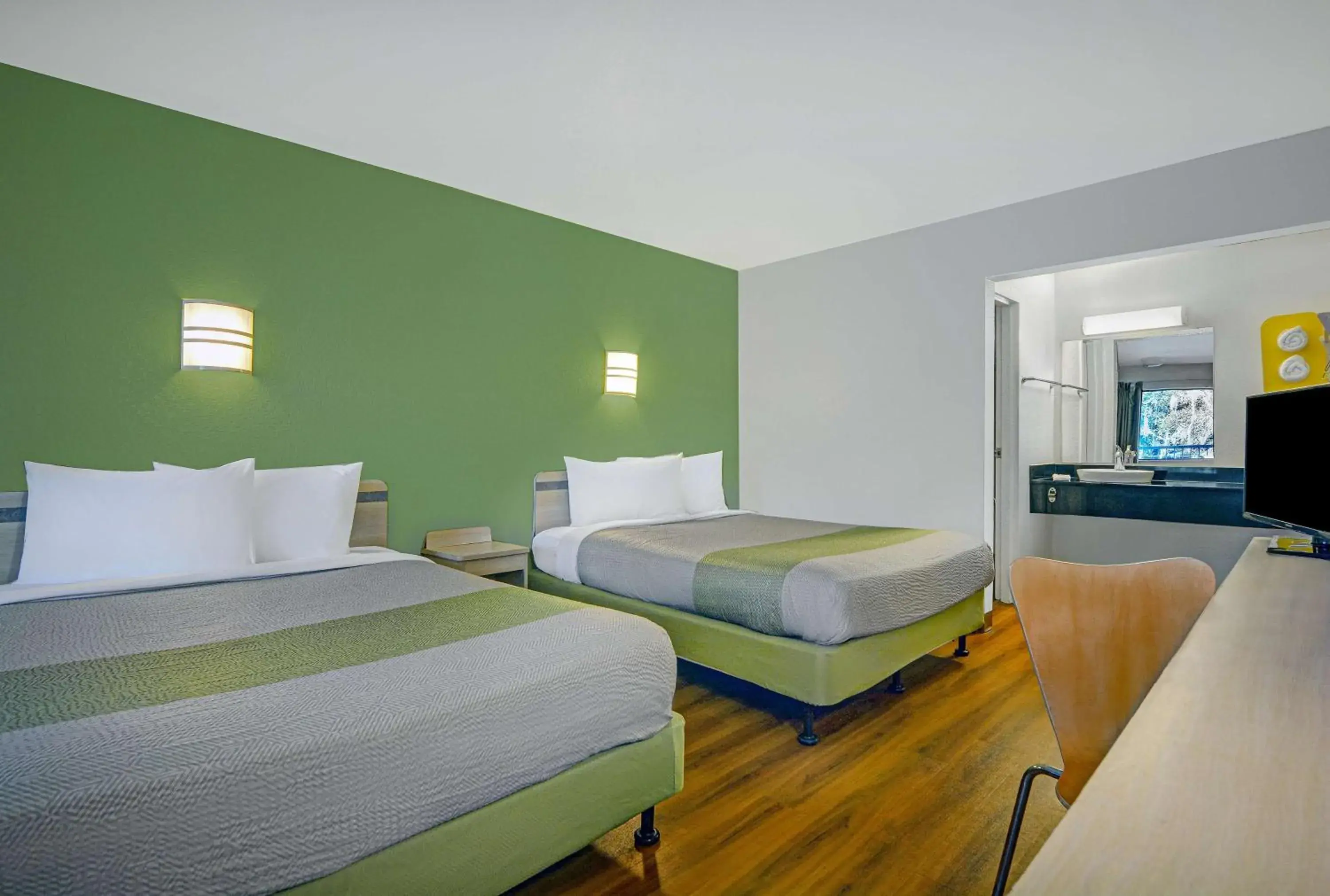 Queen Room with Two Queen Beds - Disability Access in Motel 6-Tallahassee, FL - Downtown Queen Room with Two Queen Beds - Disability Access in Motel 6-Tallahassee, FL - Downtown