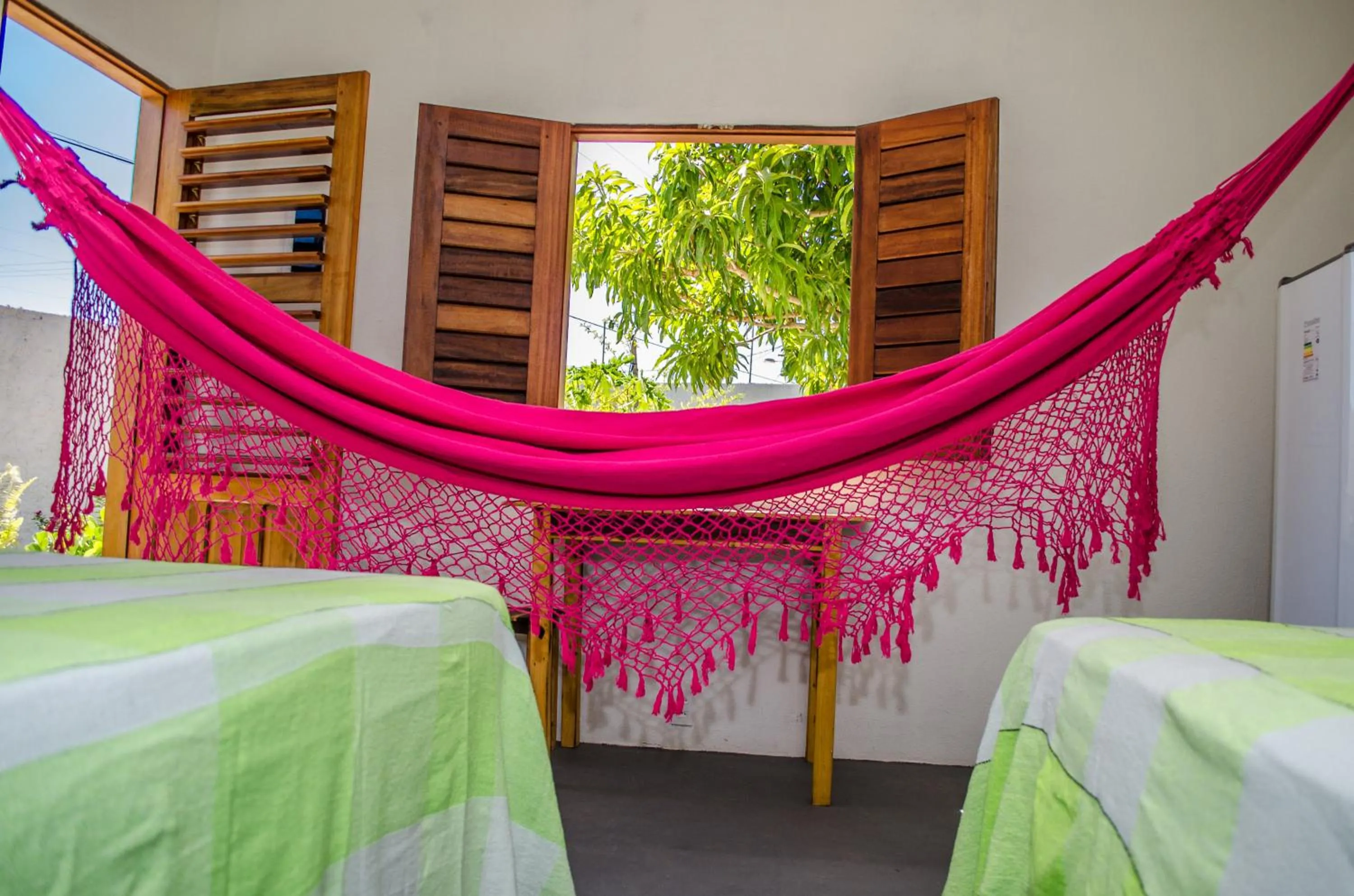 Bed in B&B Chalé Jardins