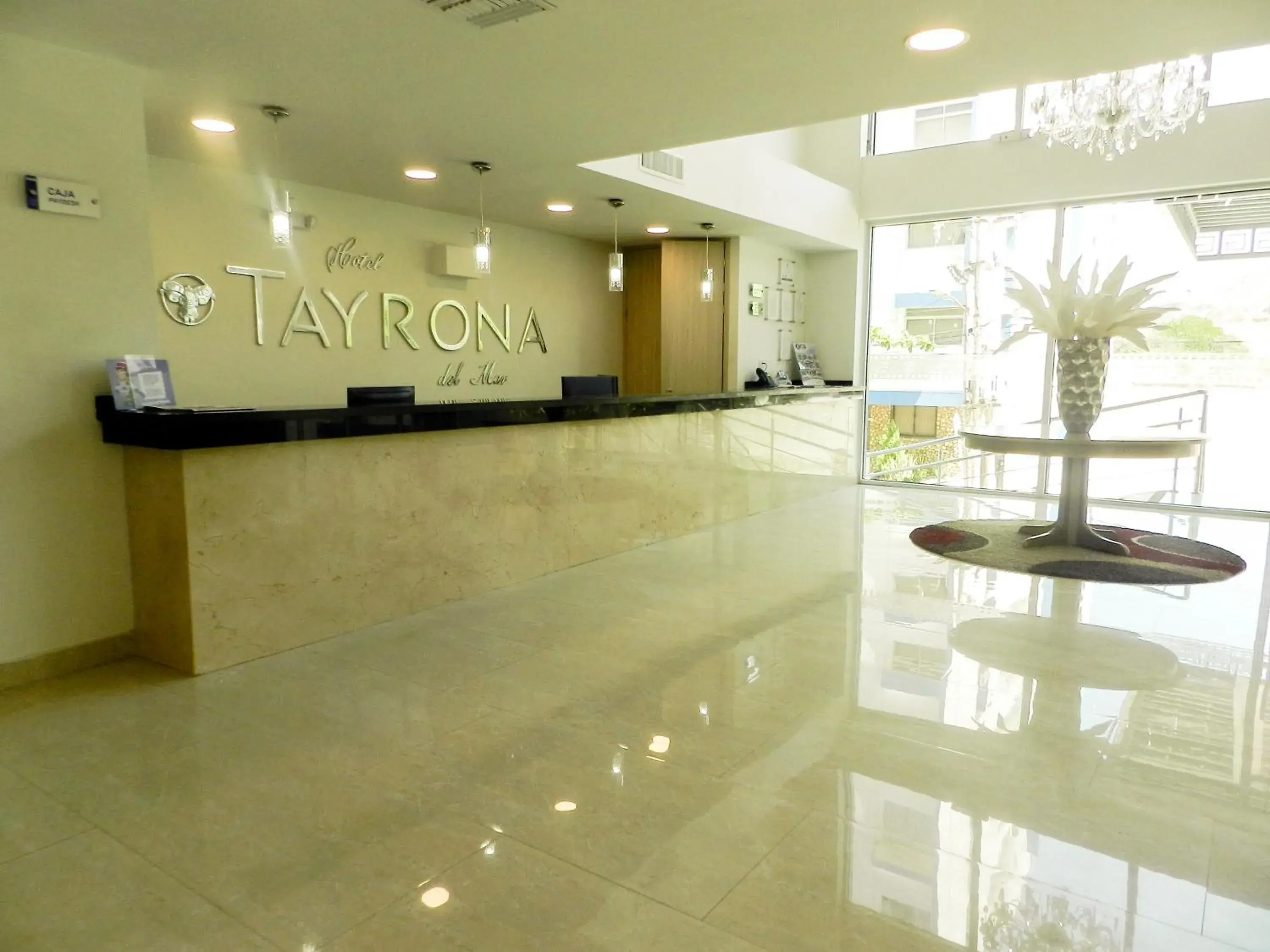Lobby or reception in Hotel Tayrona del Mar Lobby or reception in Hotel Tayrona del Mar