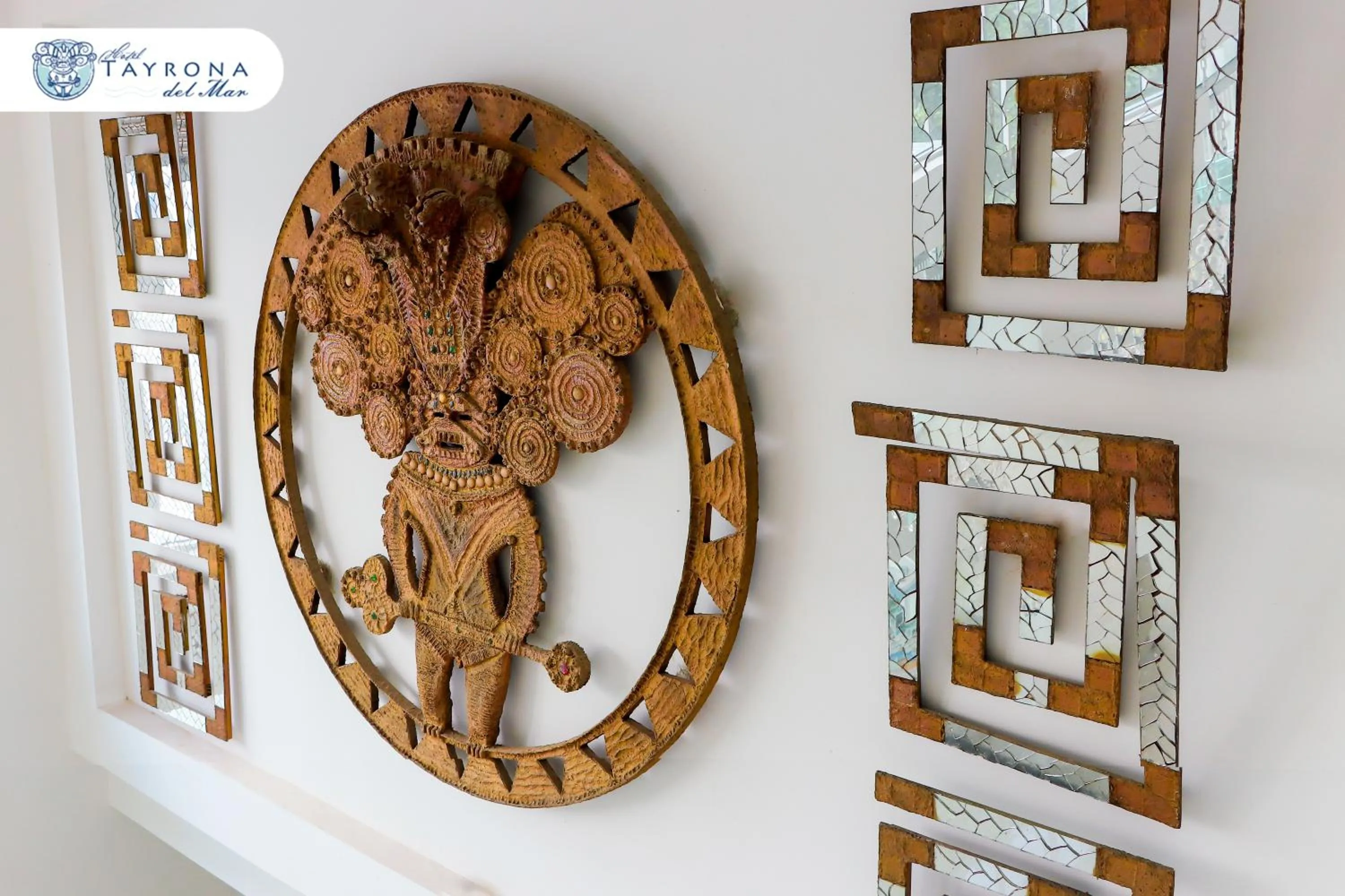 Decorative detail in Hotel Tayrona del Mar