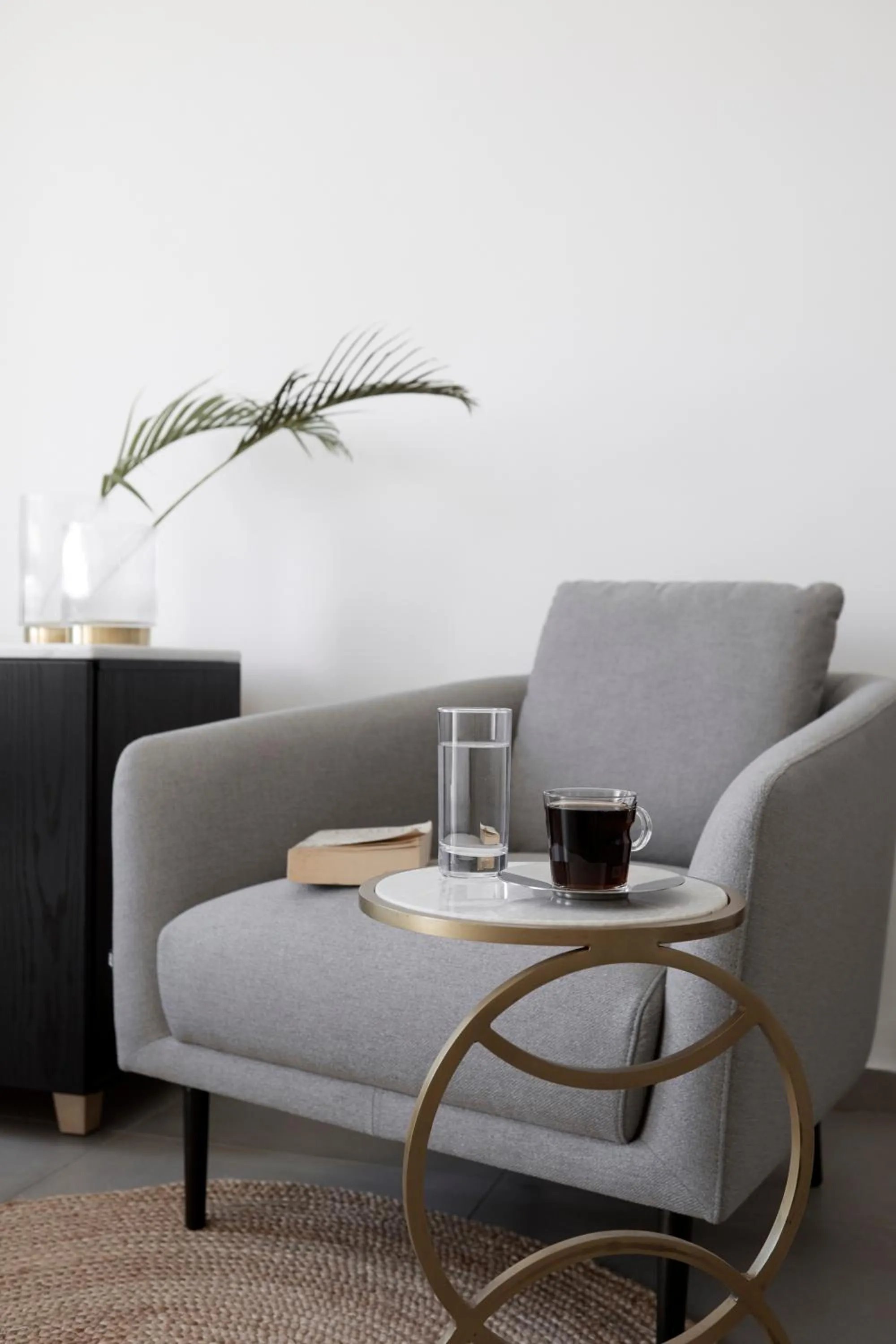 Seating area in Petit Palace Suites