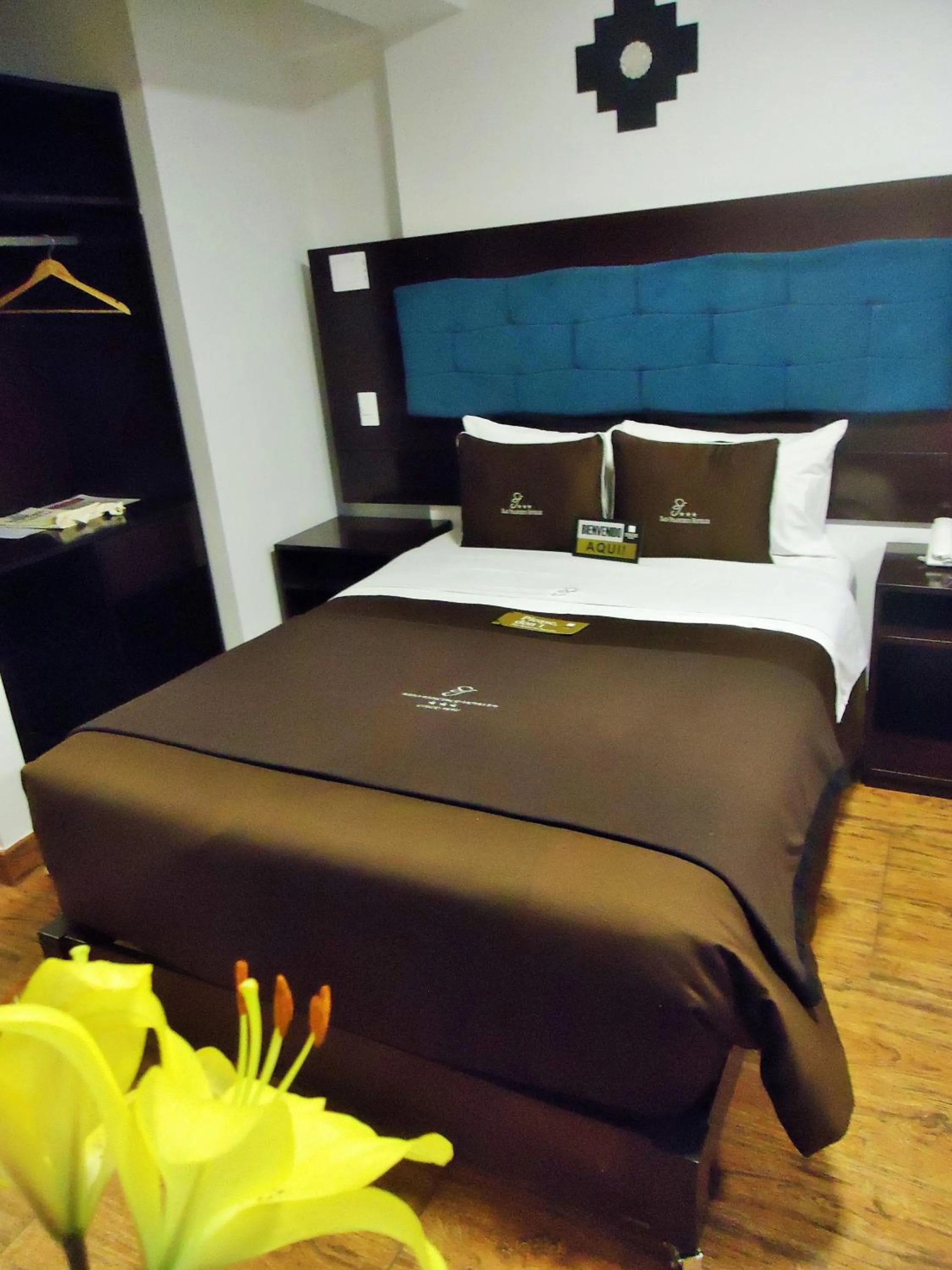 Bed in San Francisco Cusco Hotel