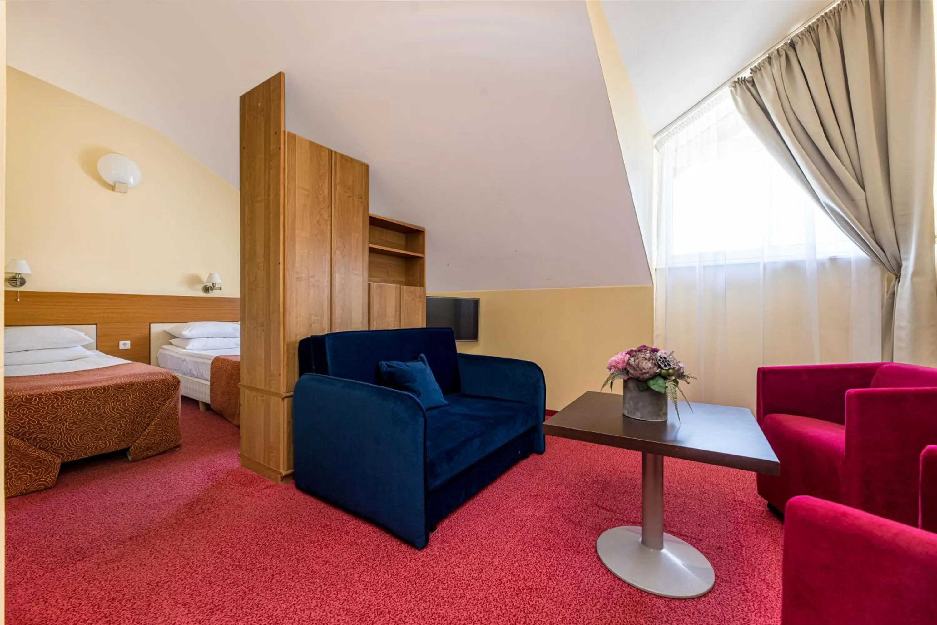 Bed, Seating Area in Best Baltic Hotel Palanga