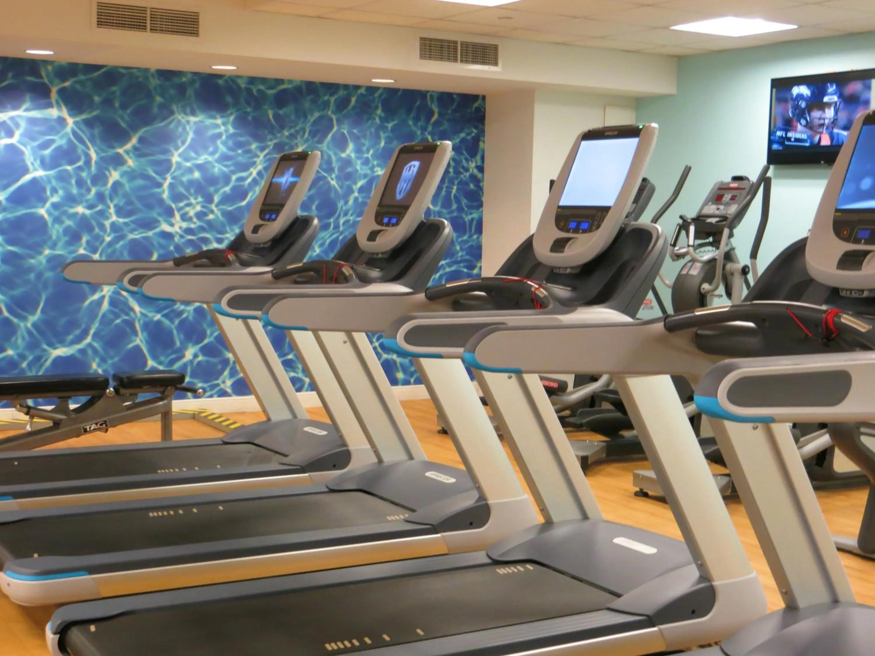 Fitness centre/facilities in The Platinum Hotel