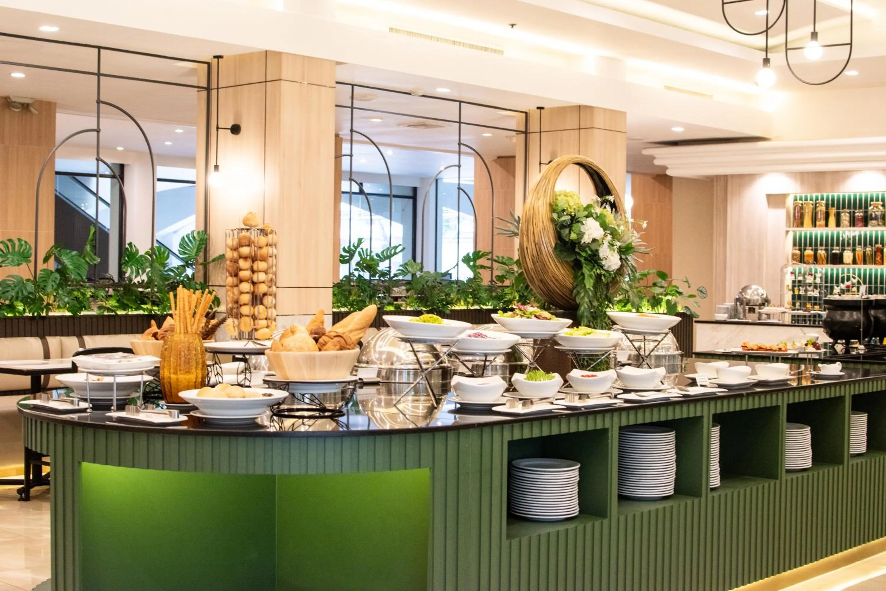 Breakfast in Twin Towers Hotel