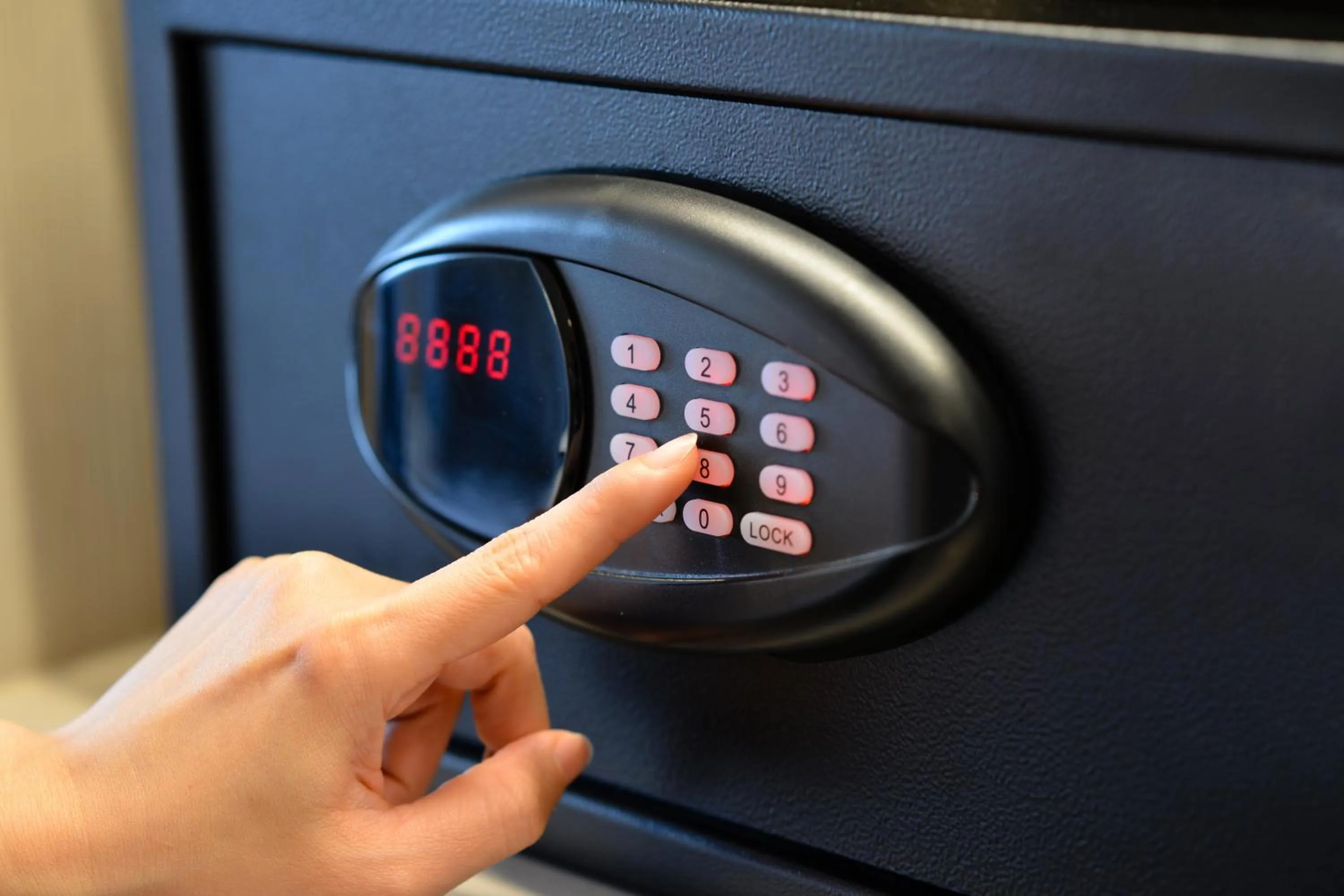 safe in Twin Towers Hotel