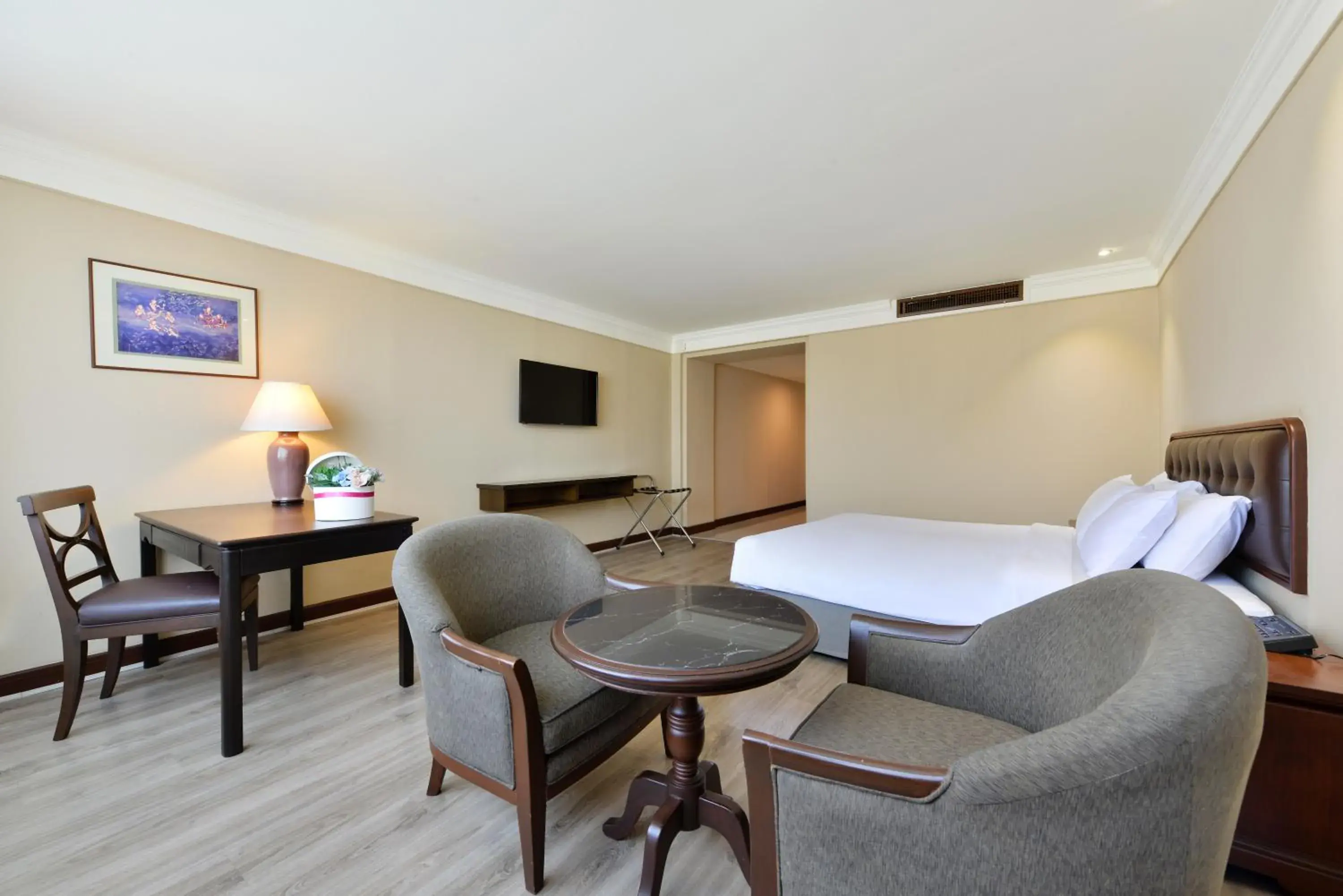 Seating area, Bed in Twin Towers Hotel Seating area, Bed in Twin Towers Hotel