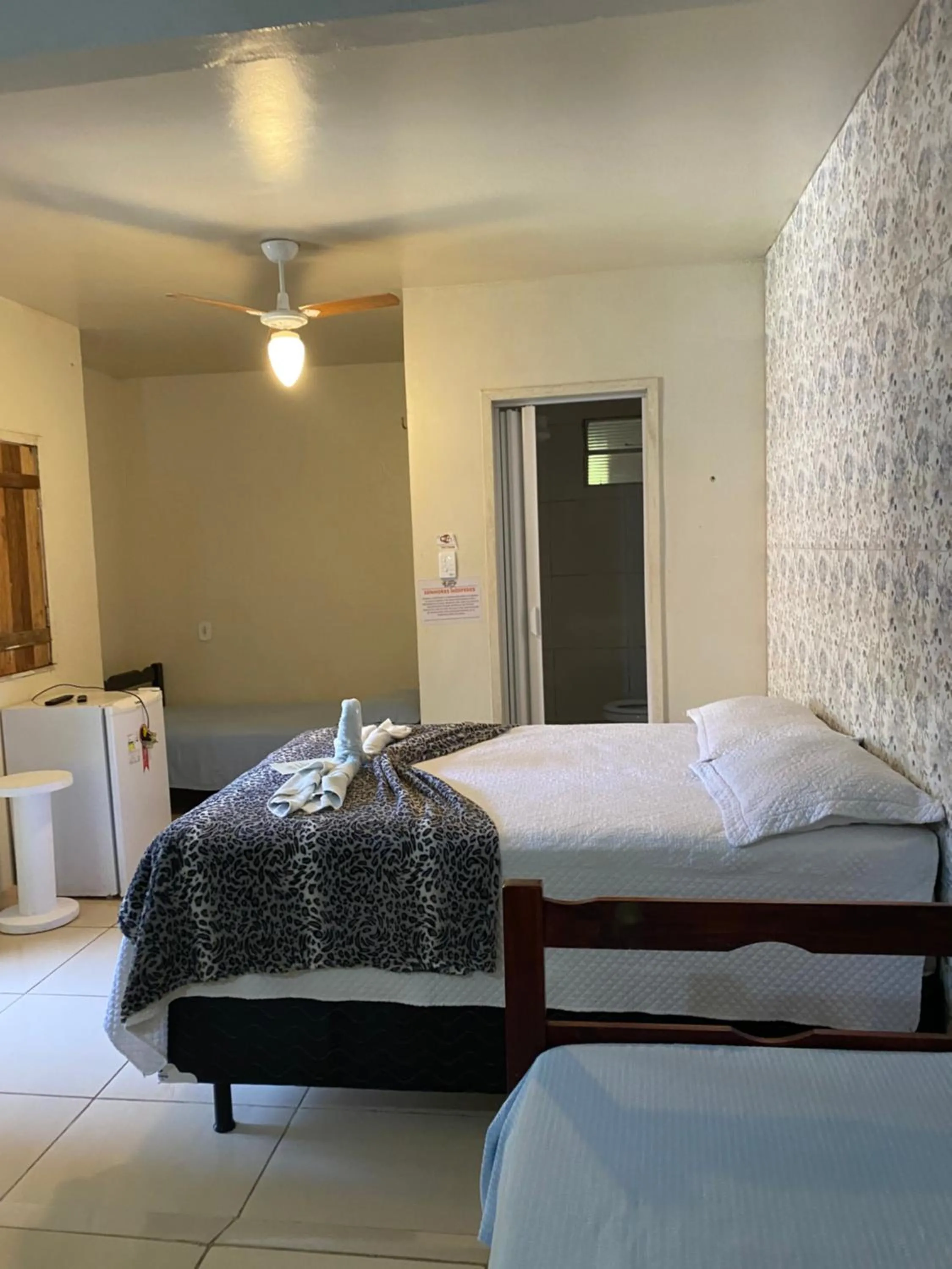 Bed in Pousada Preocupacao Zero