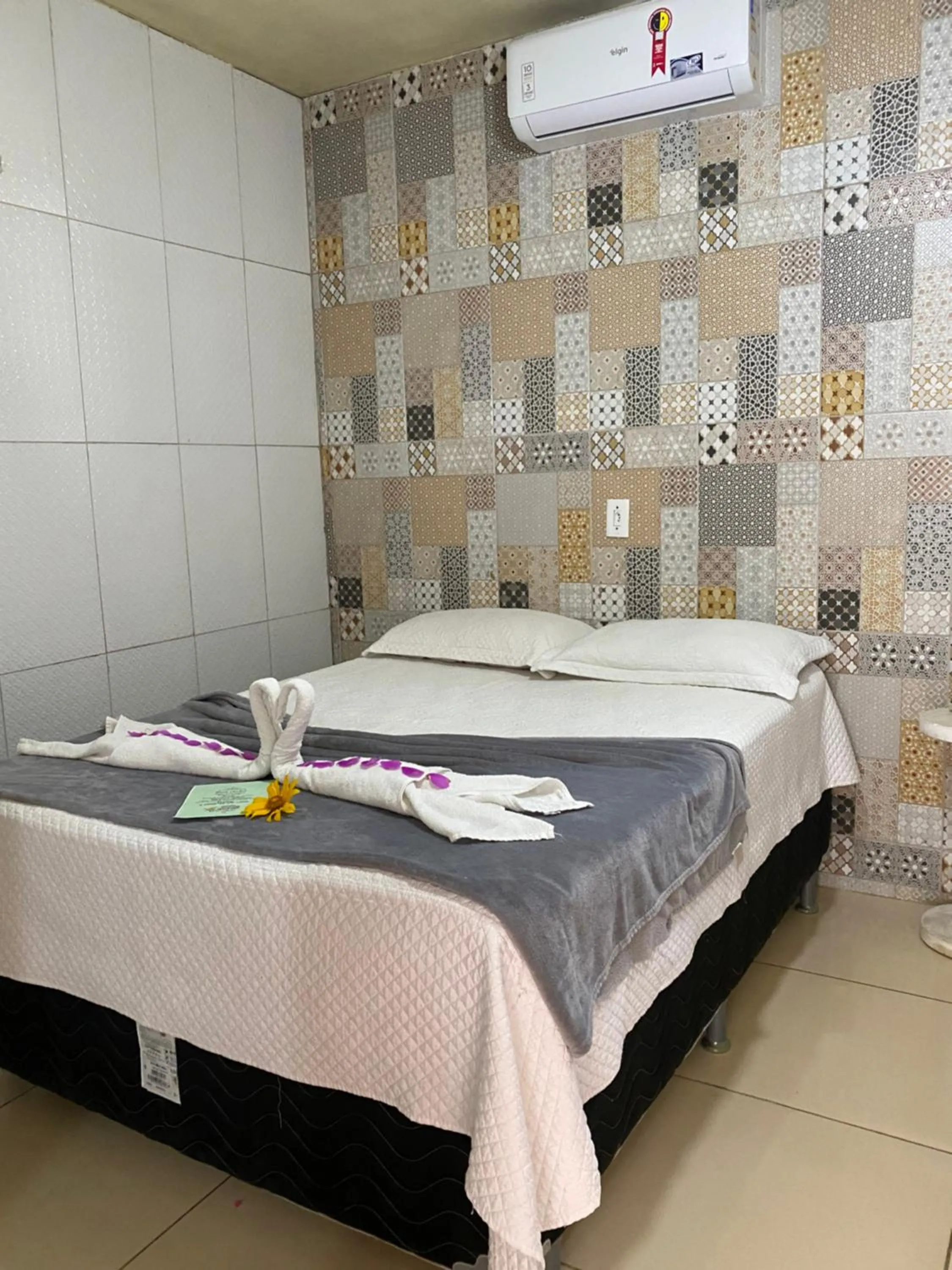 Bed in Pousada Preocupacao Zero