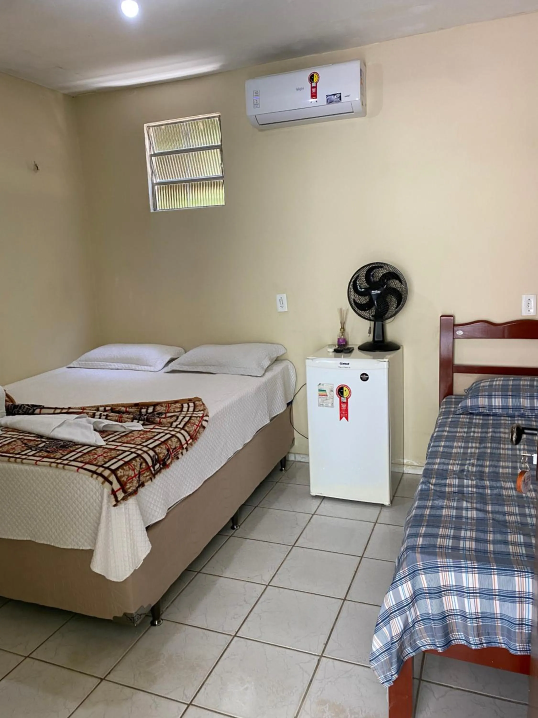 Bed in Pousada Preocupacao Zero