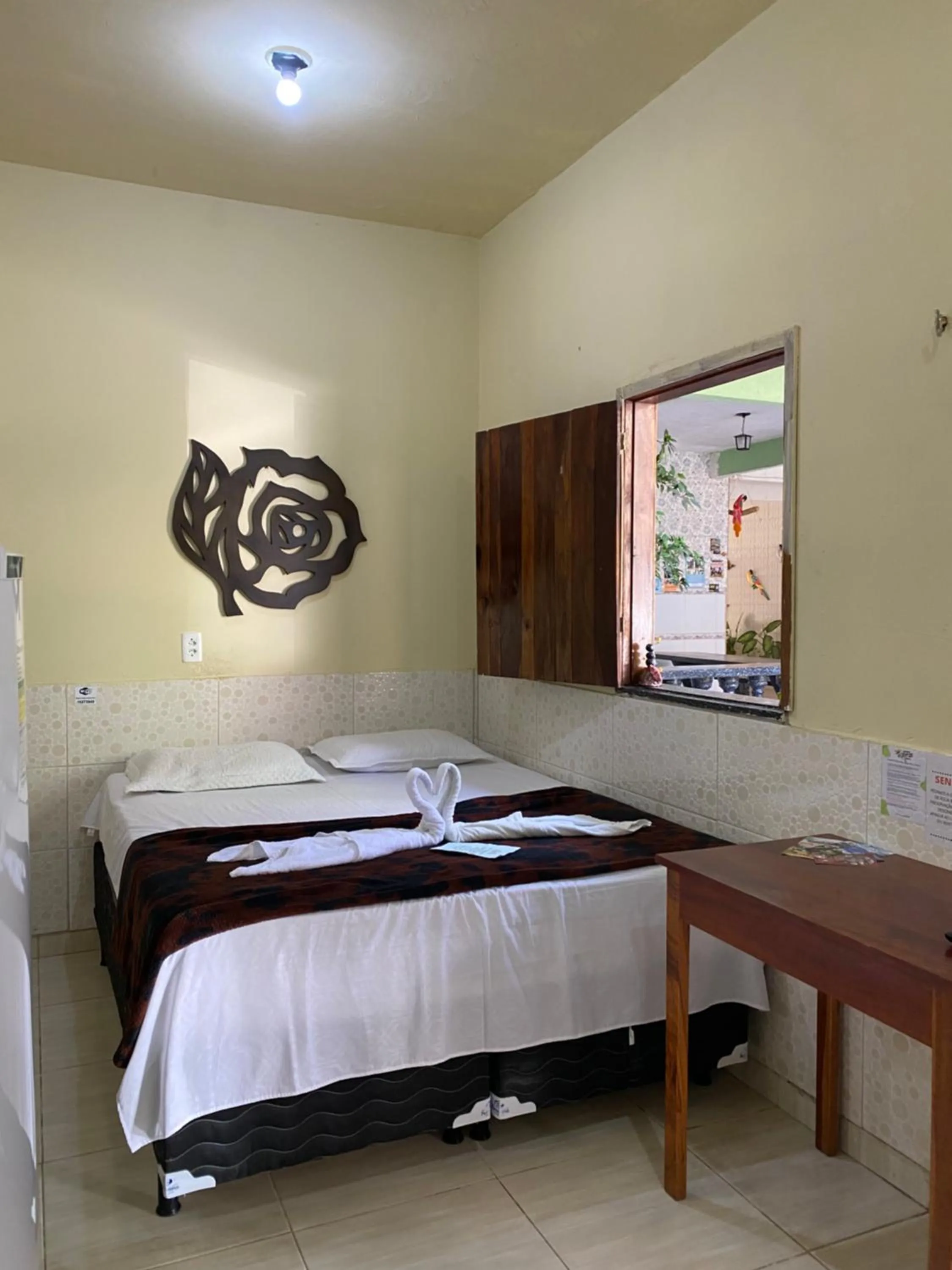Bed in Pousada Preocupacao Zero