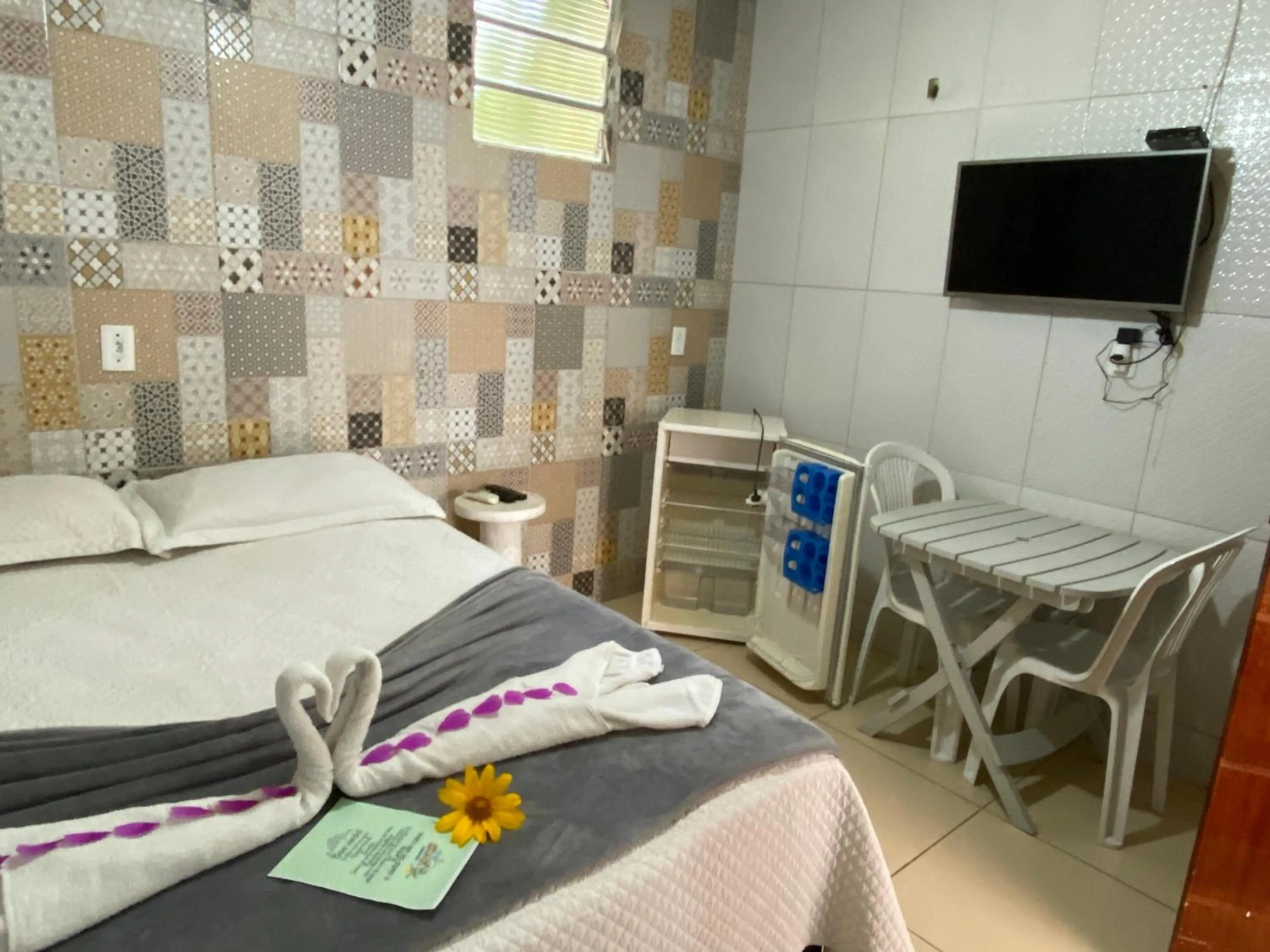 Bed in Pousada Preocupacao Zero