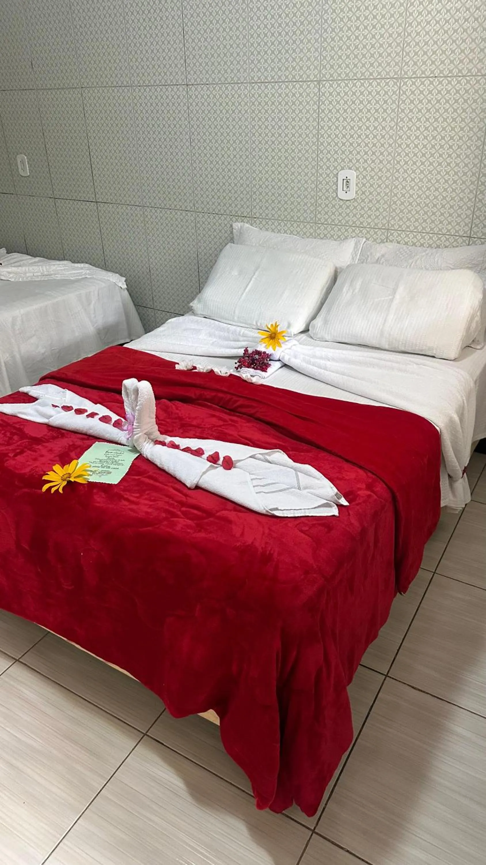 Bed in Pousada Preocupacao Zero