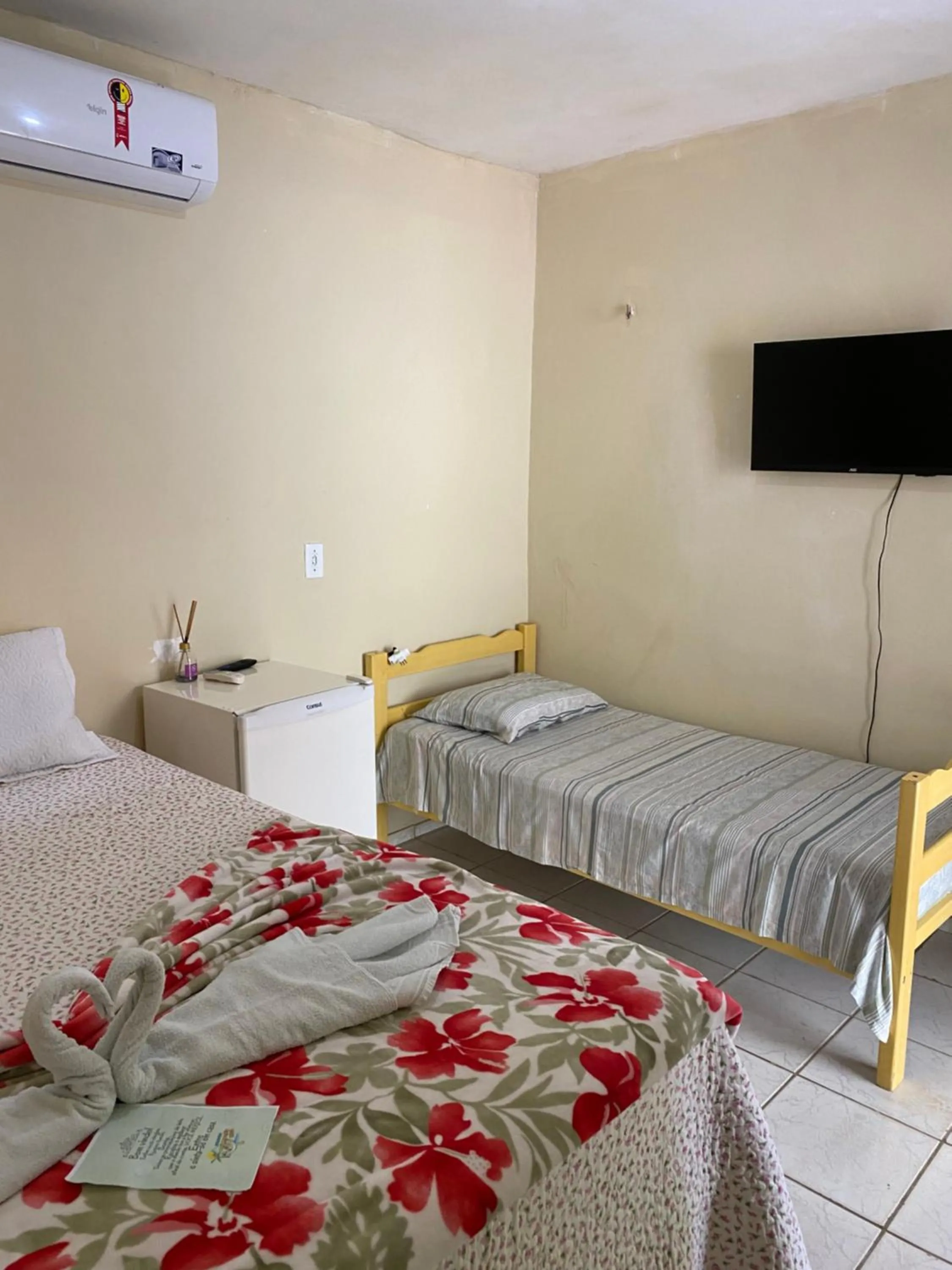 Bed in Pousada Preocupacao Zero