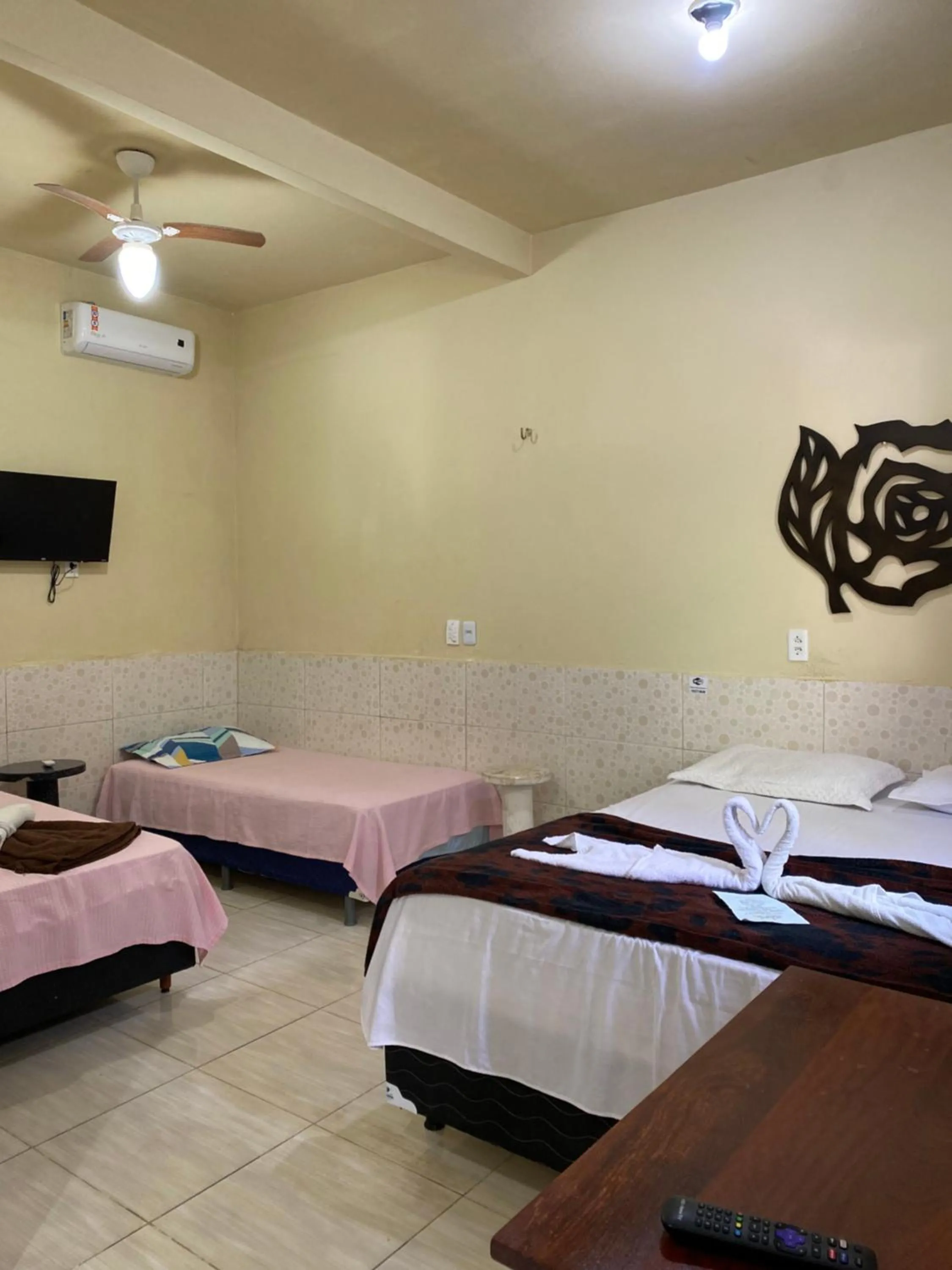 Bed in Pousada Preocupacao Zero