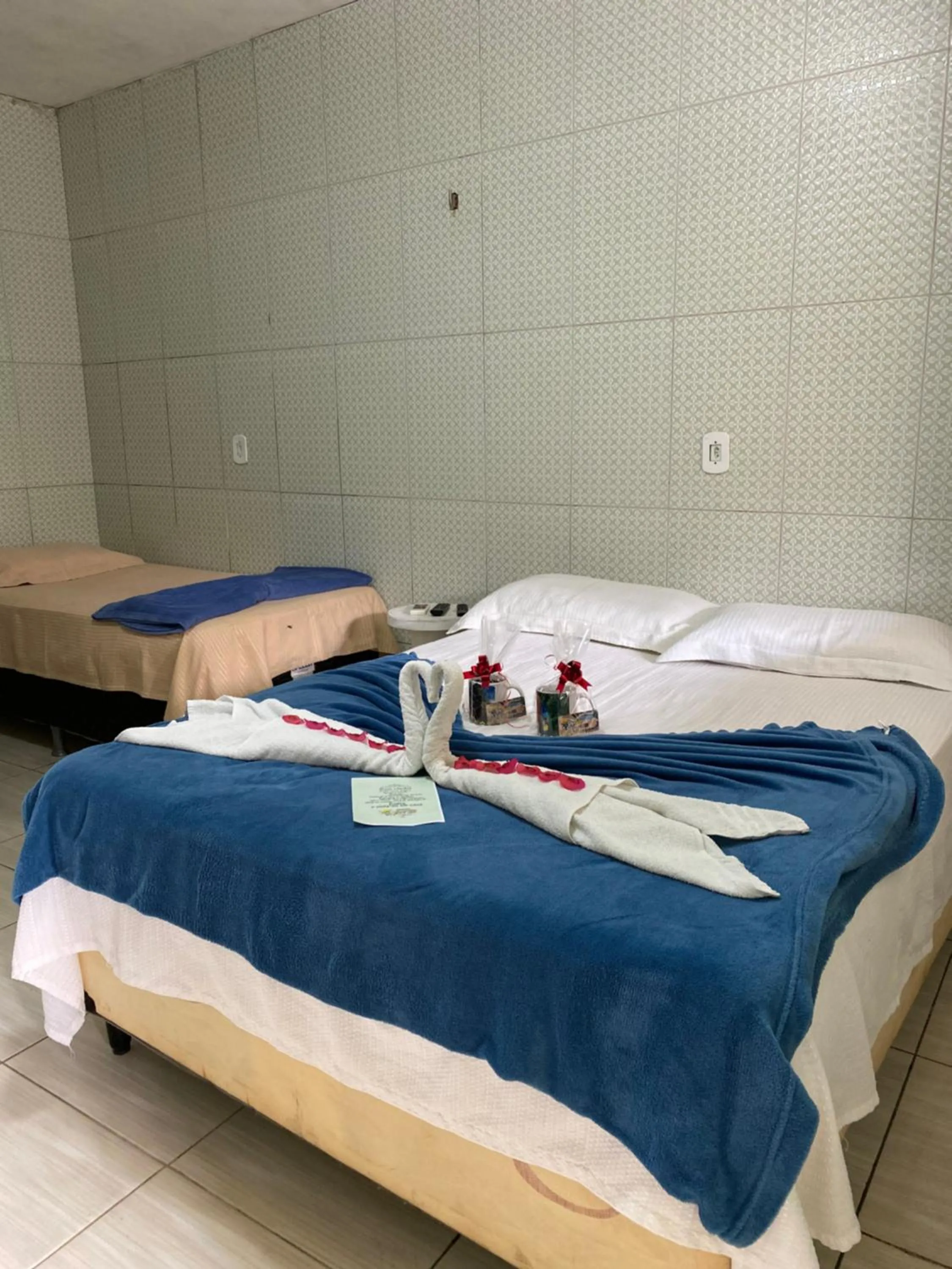 Bed in Pousada Preocupacao Zero